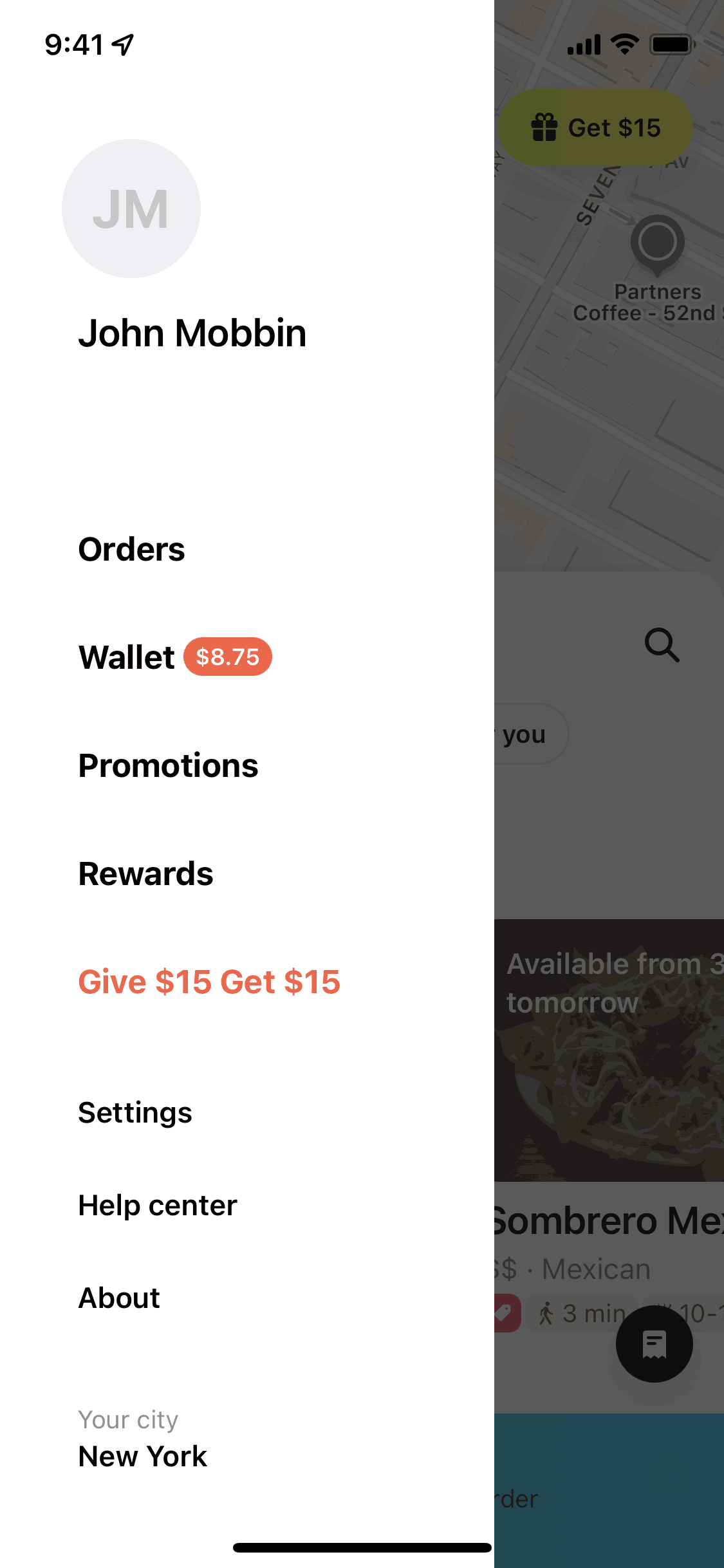 Allset iOS Food & Drink interface screenshot 5