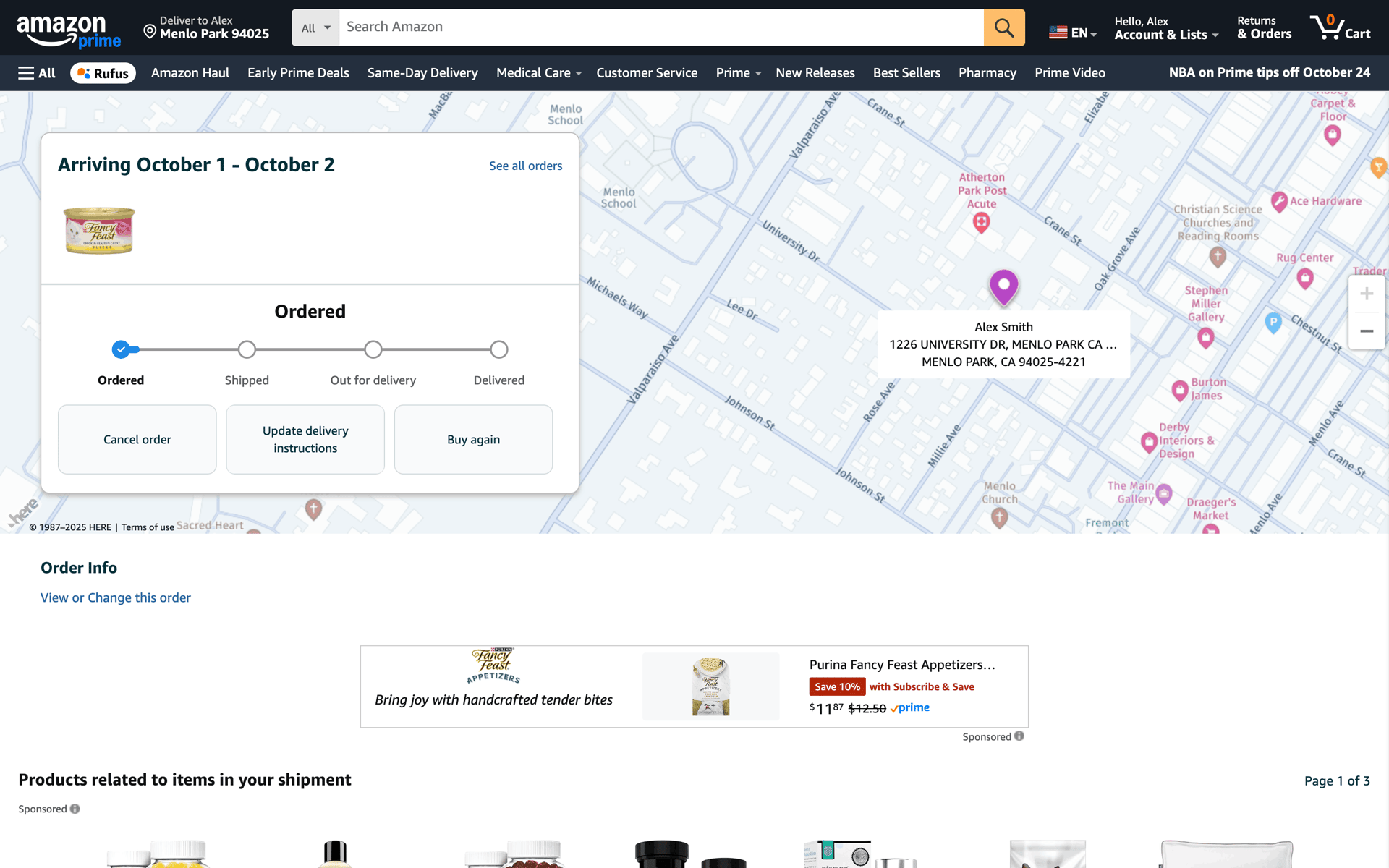 Amazon Web Shopping interface screenshot 3