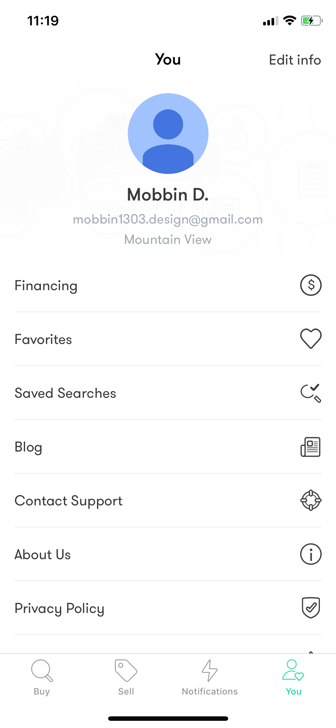 Instamotor iOS Shopping interface screenshot 20