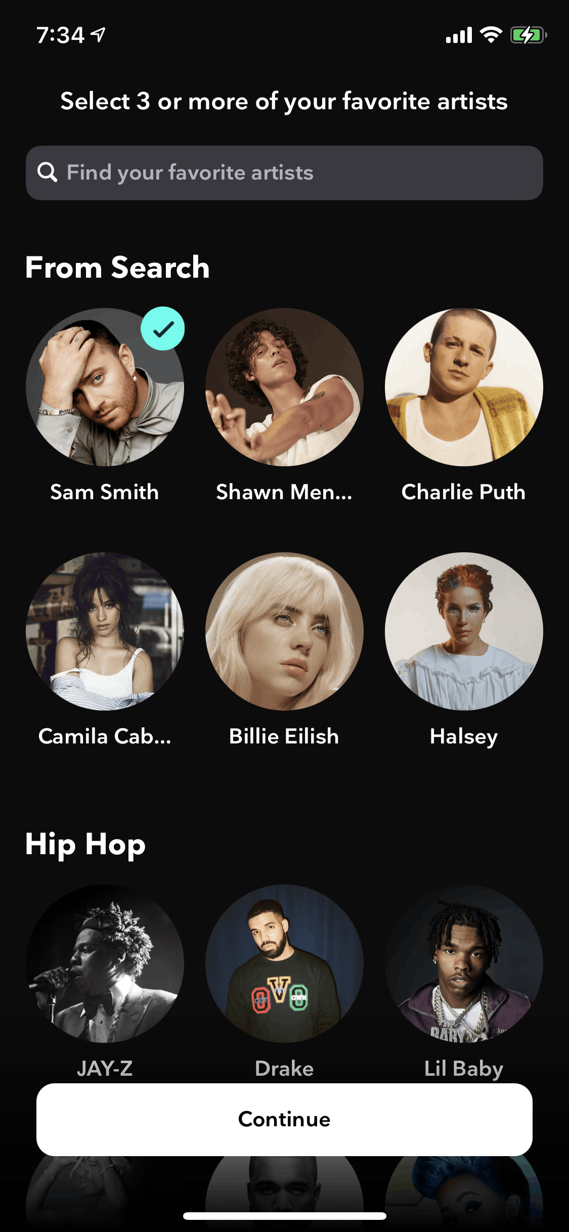 TIDAL iOS Music & Audio interface screenshot 14