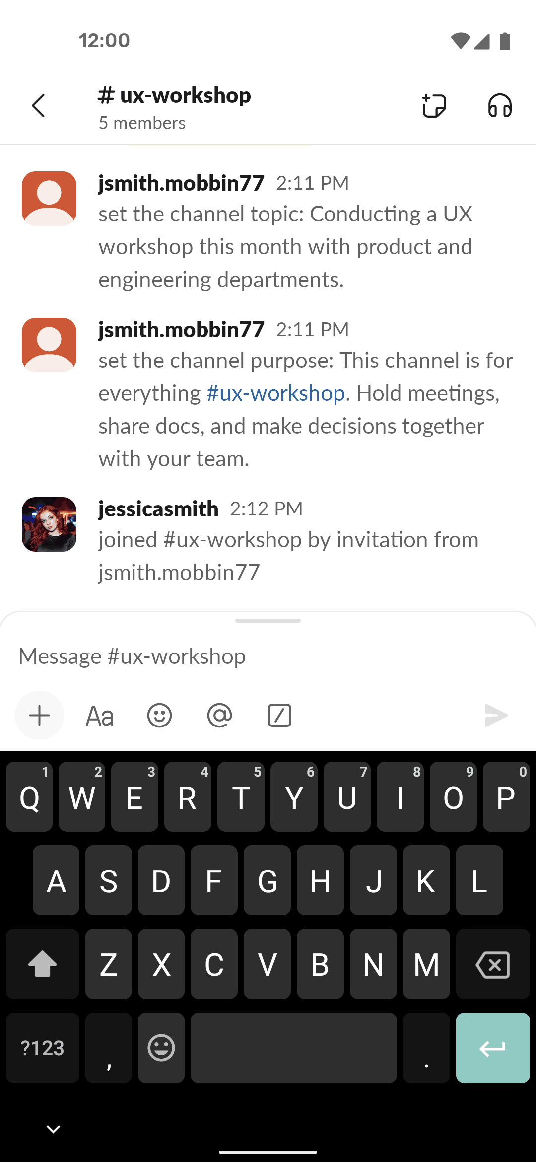 Slack Android Business interface screenshot 14