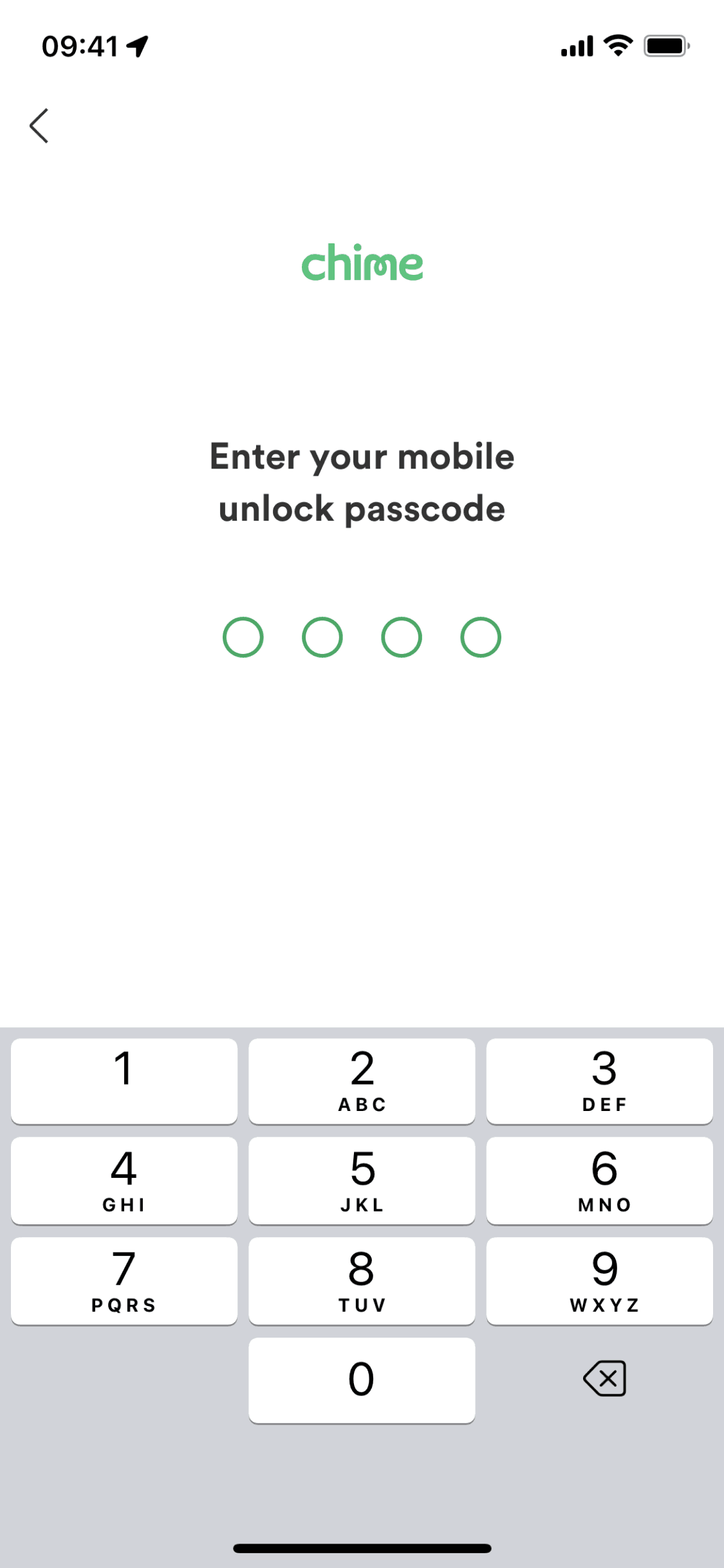 Chime iOS Finance interface screenshot 18