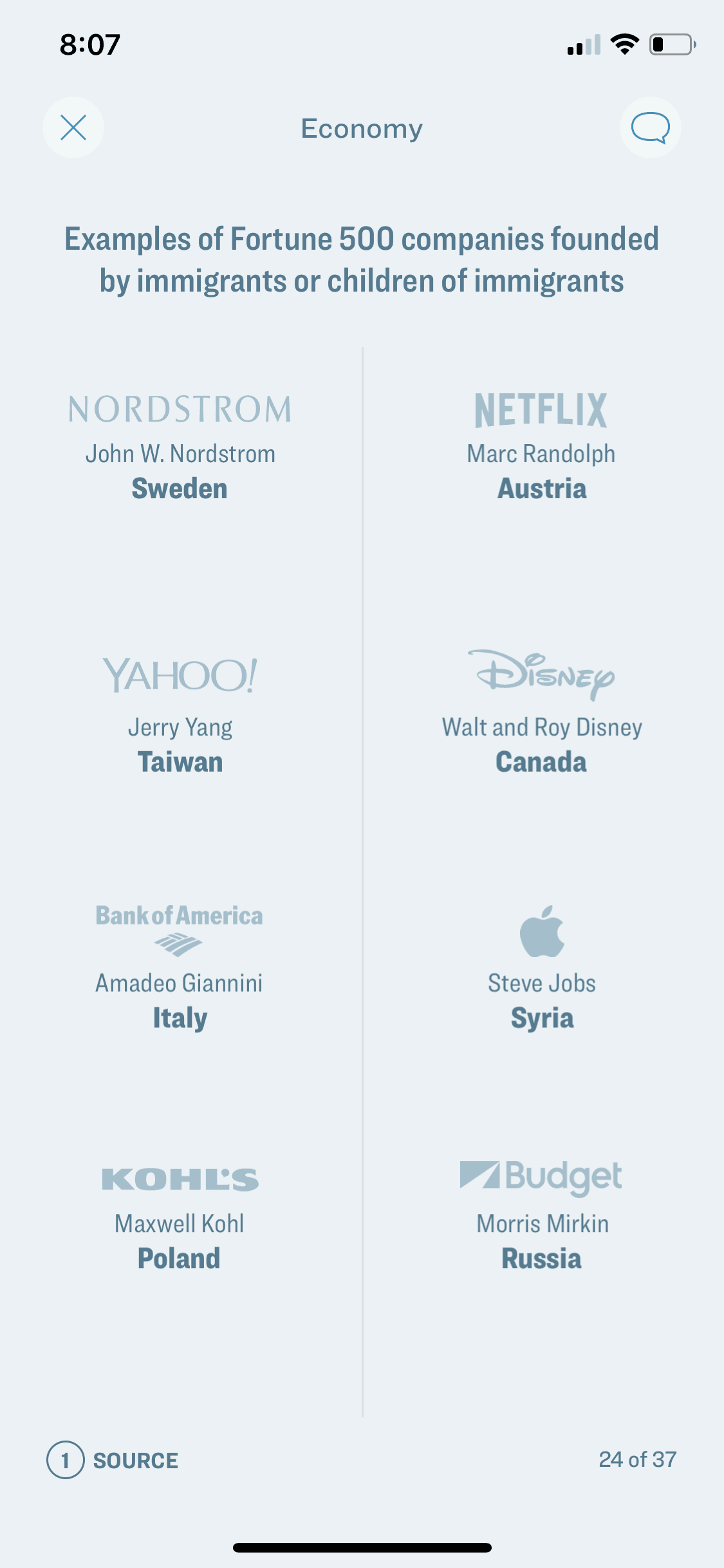 Sift iOS News interface screenshot 24