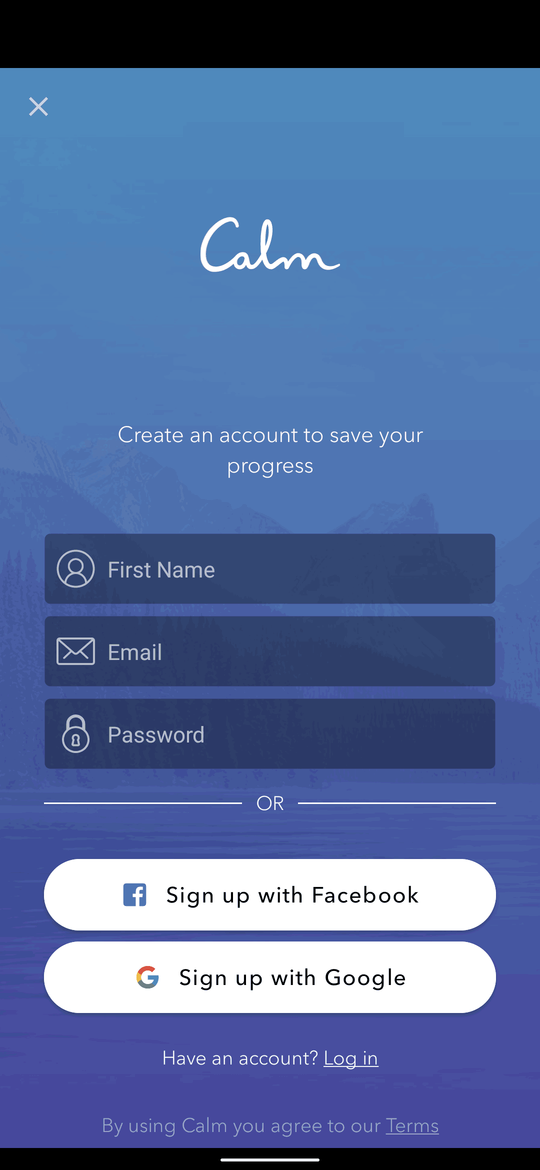Calm Android Health & Fitness interface screenshot 6