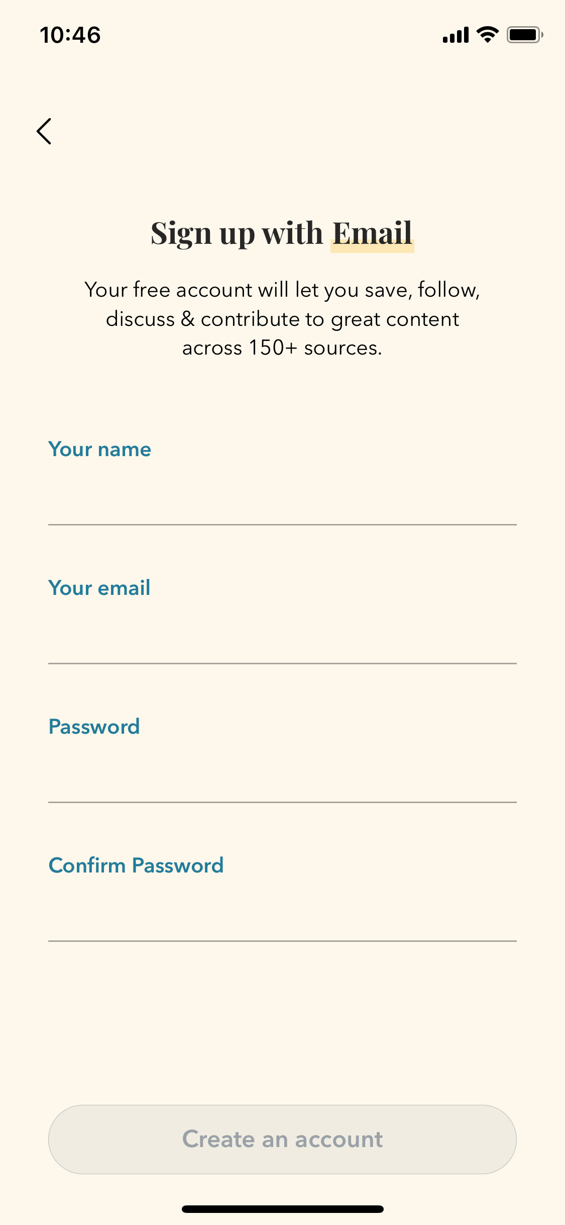 Gawq iOS News interface screenshot 4