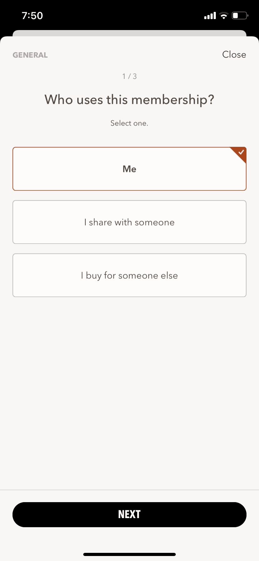 Dollar Shave Club iOS Shopping interface screenshot 16