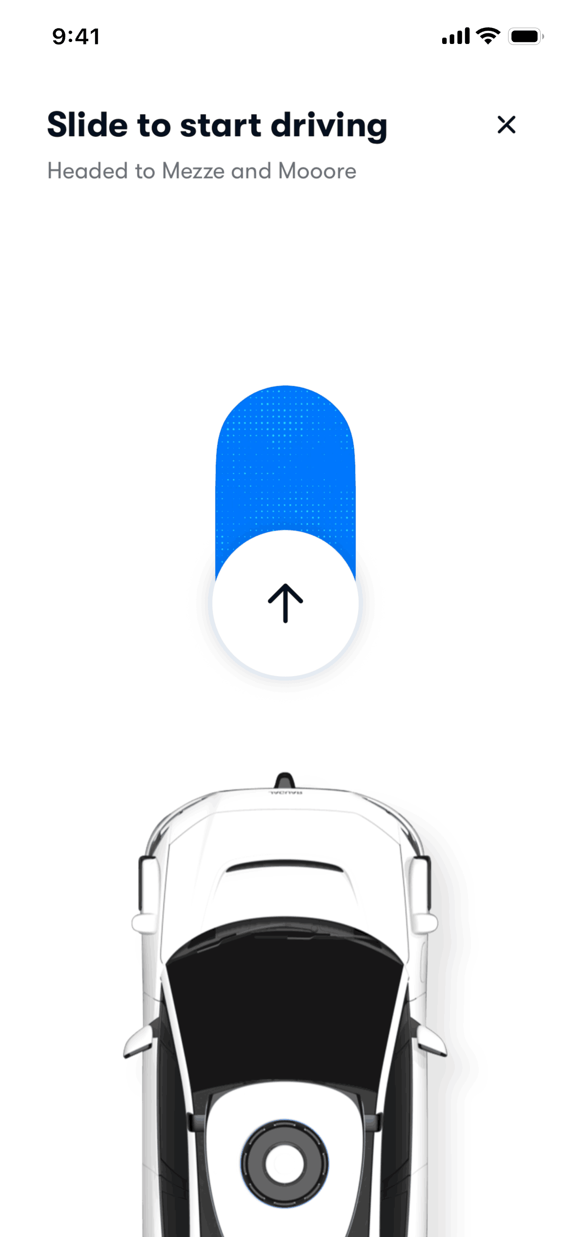 Waymo iOS Travel & Transportation interface screenshot 1
