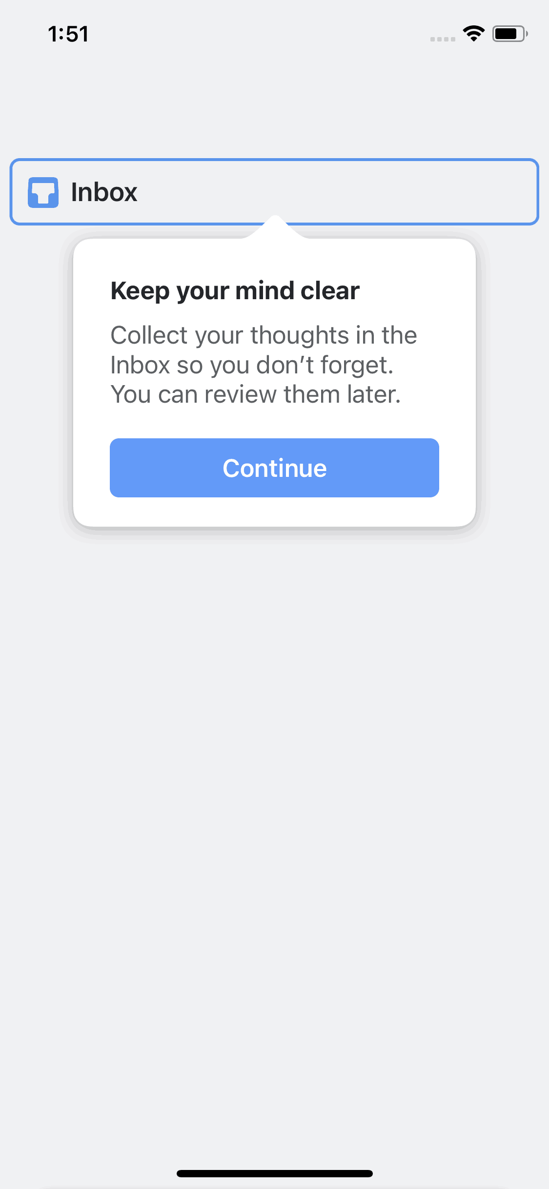 Things 3 iOS Productivity interface screenshot 2