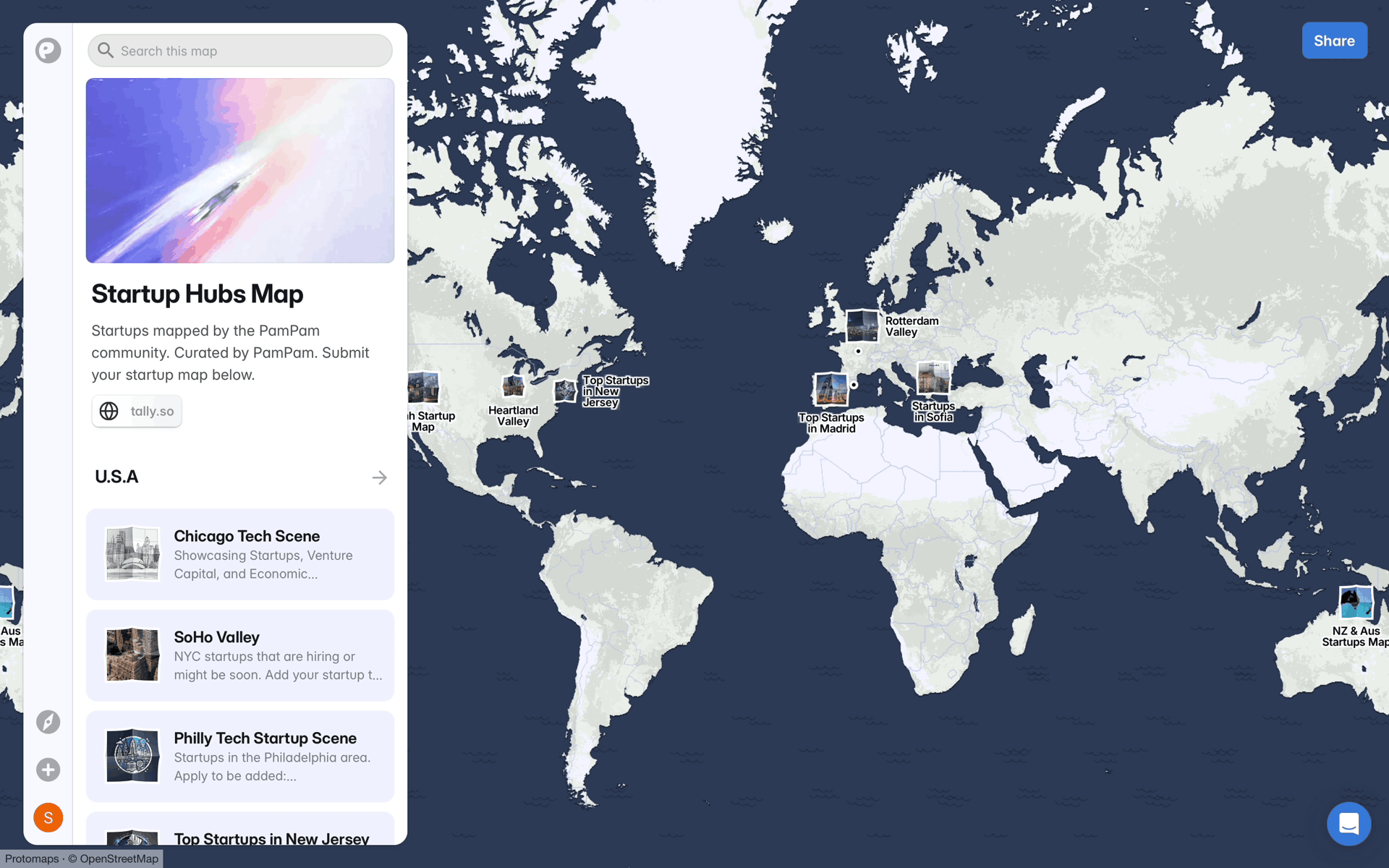 PamPam Web AI interface screenshot 4