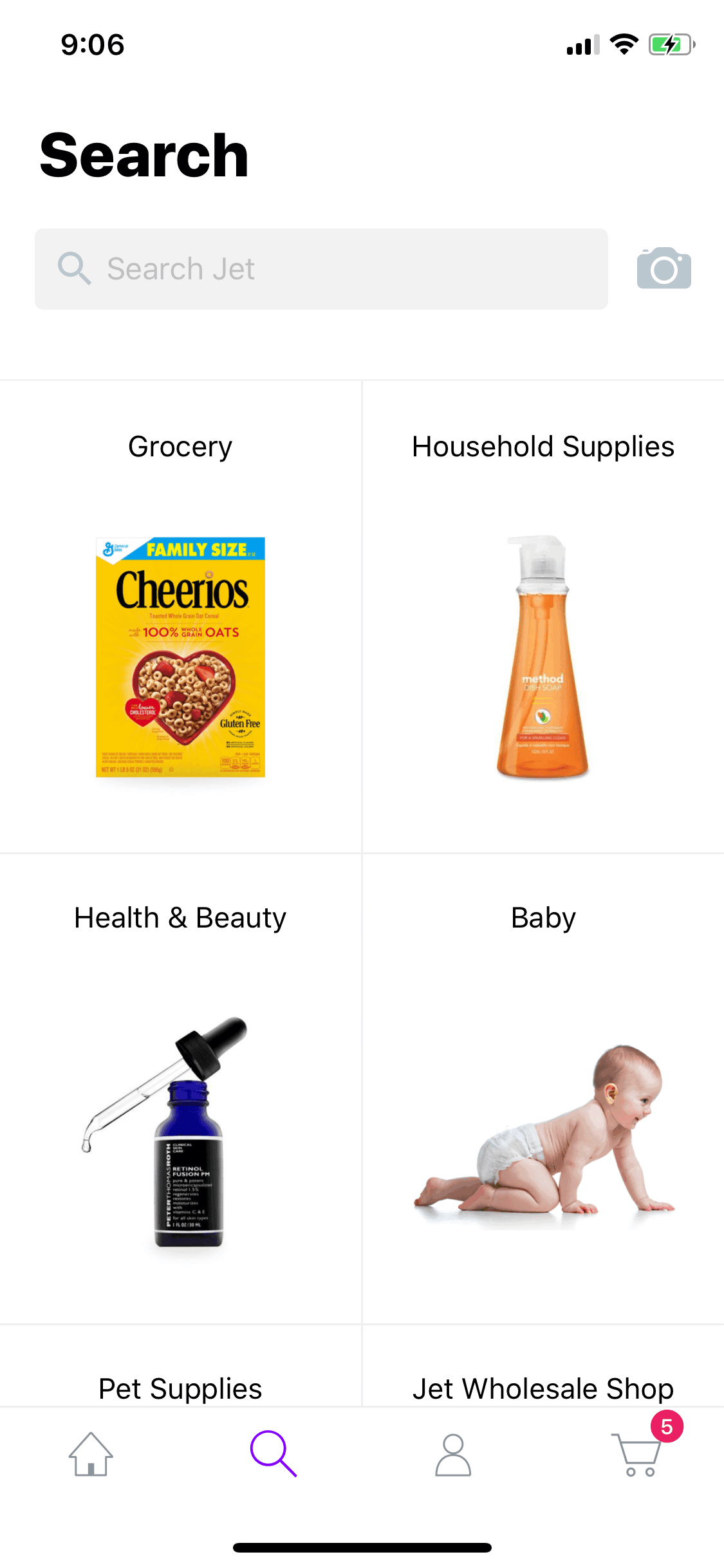 Jet iOS Shopping interface screenshot 22