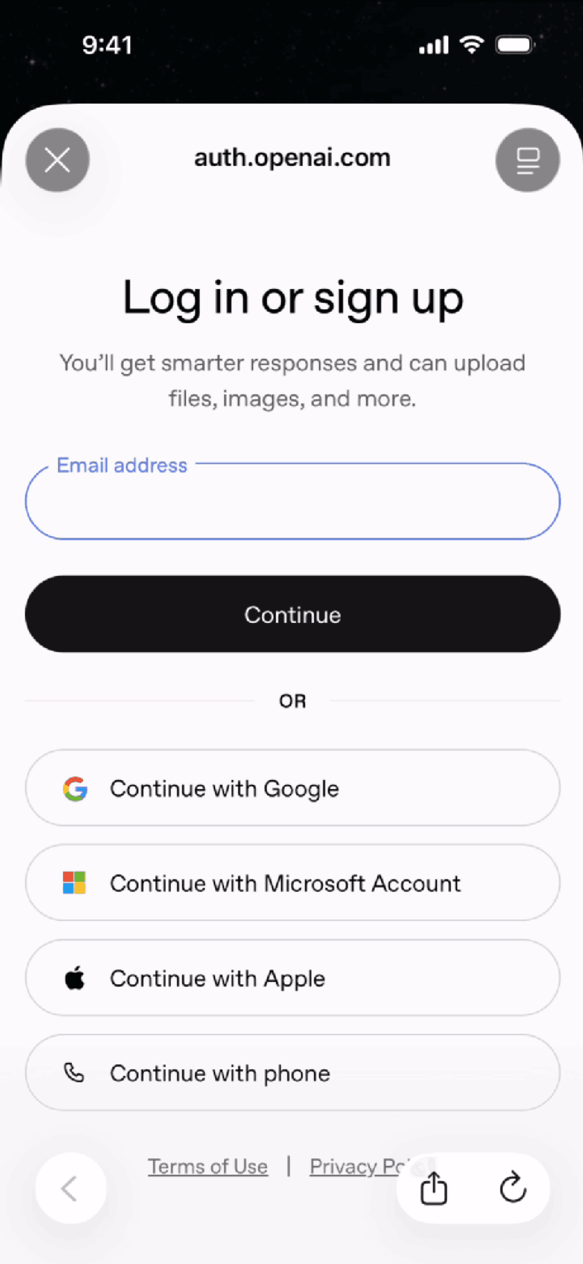 Sora iOS AI interface screenshot 3