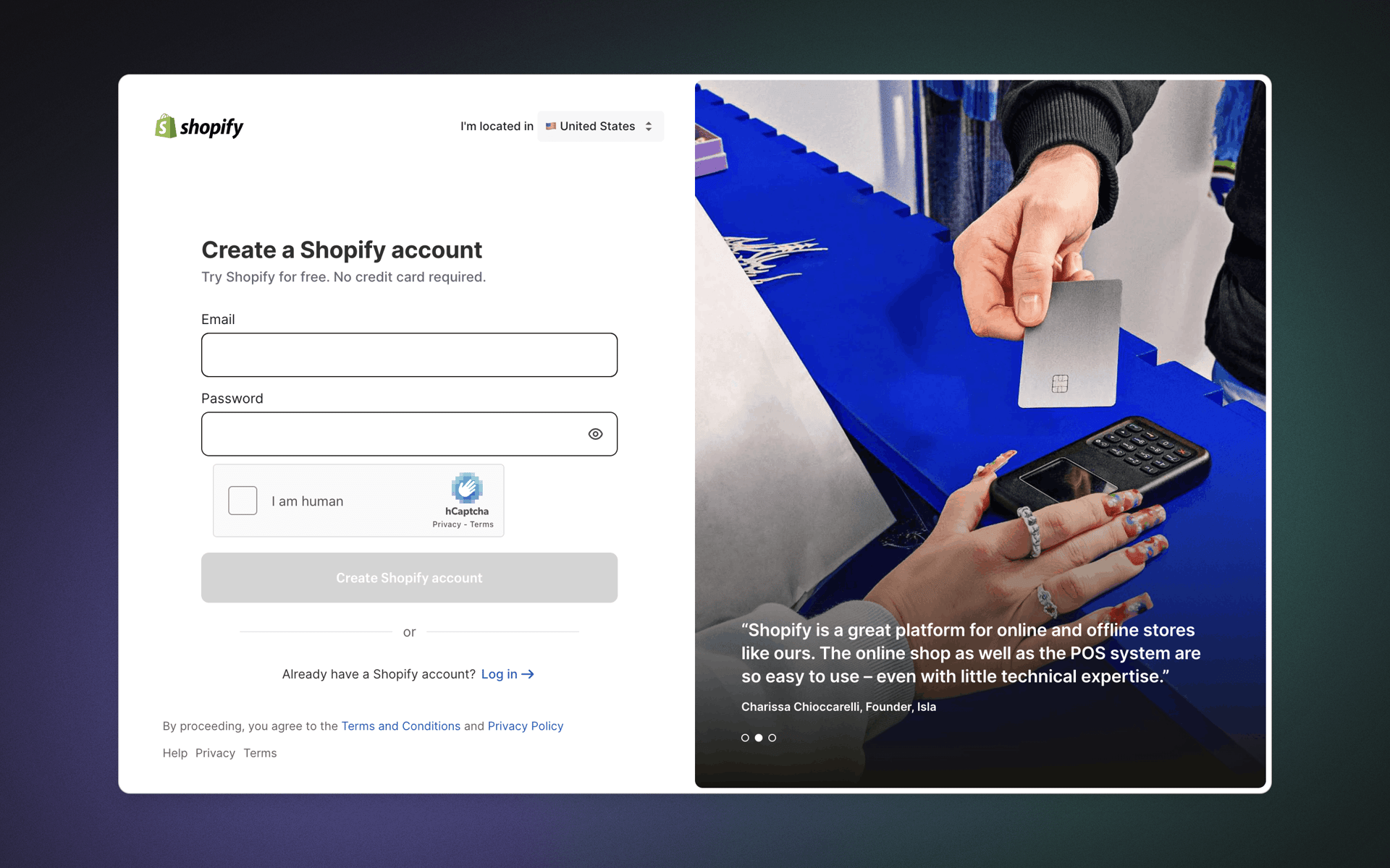 Shopify onboarding screen 3
