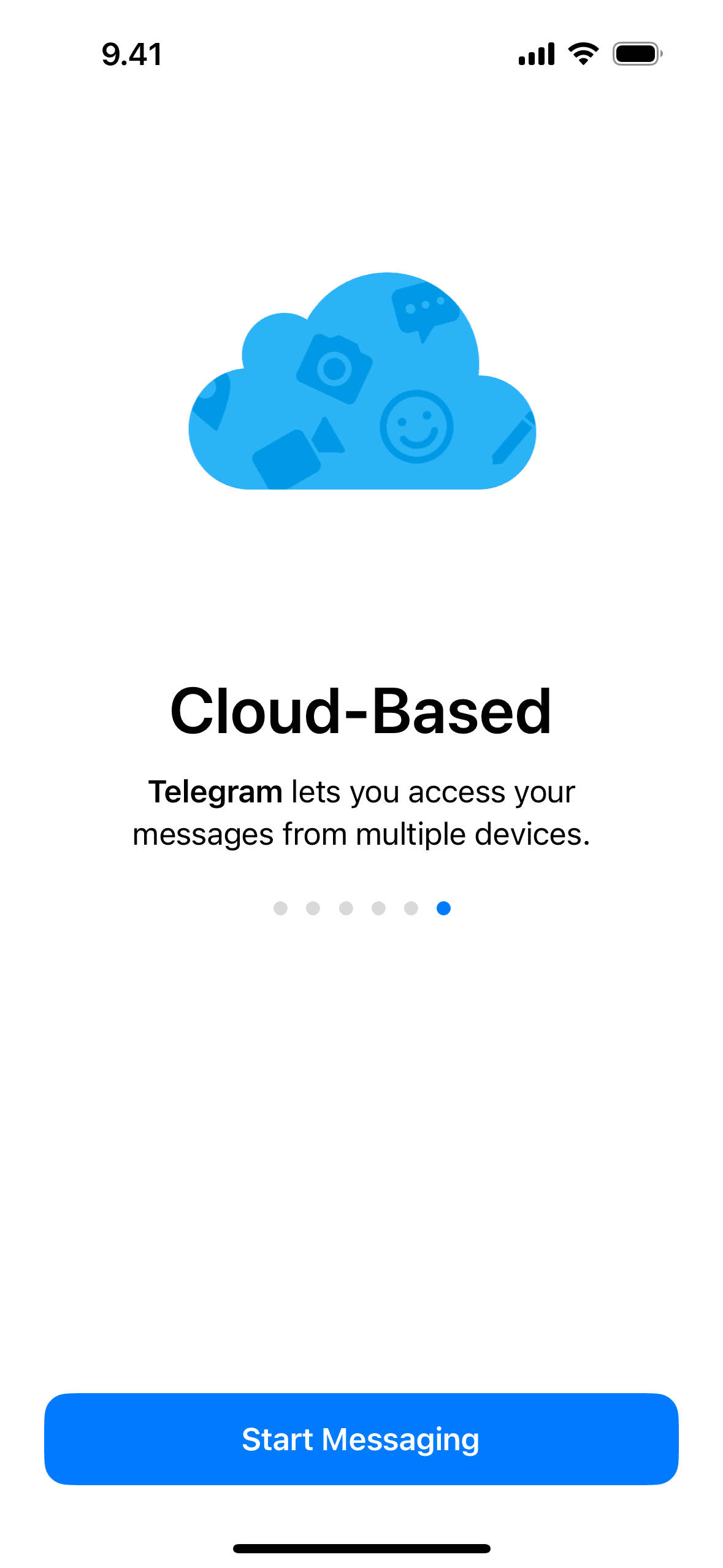 Telegram iOS Social Networking interface screenshot 4