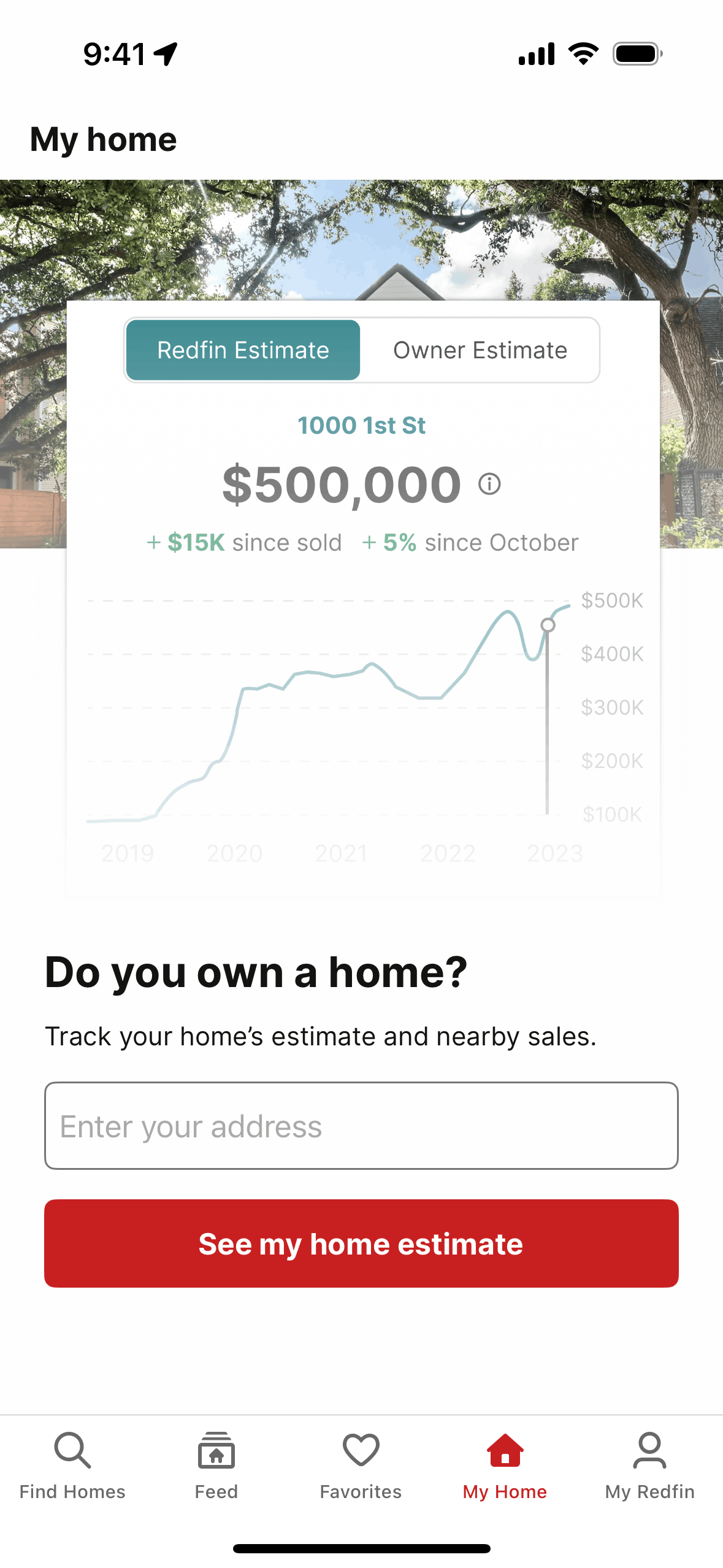 Redfin iOS Real Estate interface screenshot 12