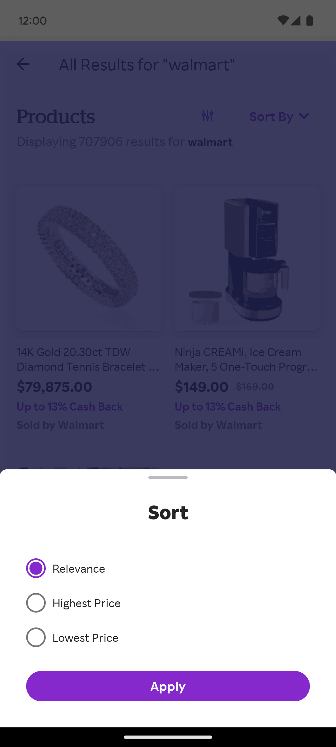 Rakuten Android Shopping interface screenshot 13