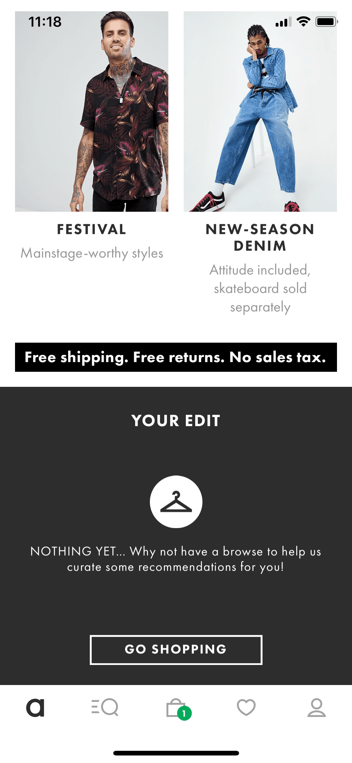 ASOS iOS Shopping interface screenshot 8