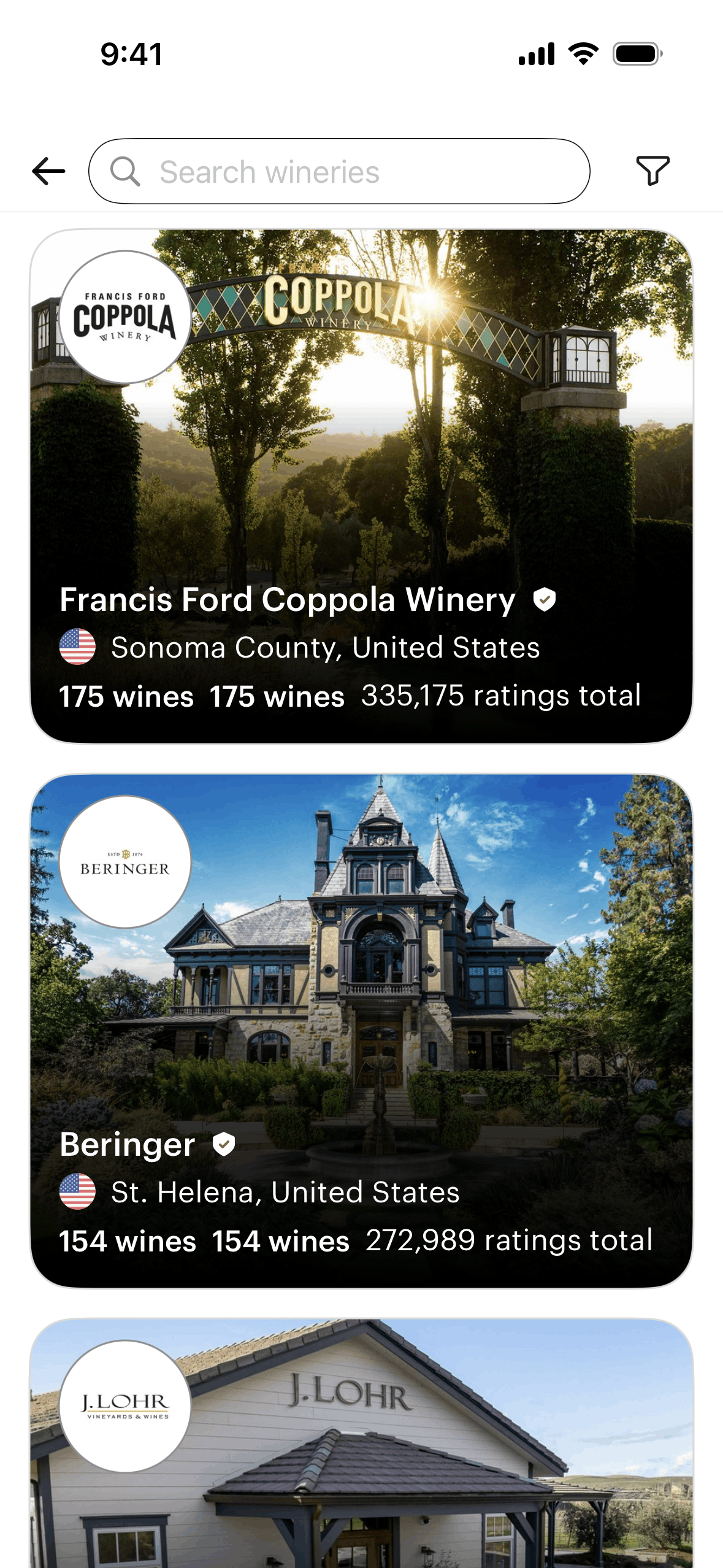 Vivino iOS Shopping interface screenshot 5