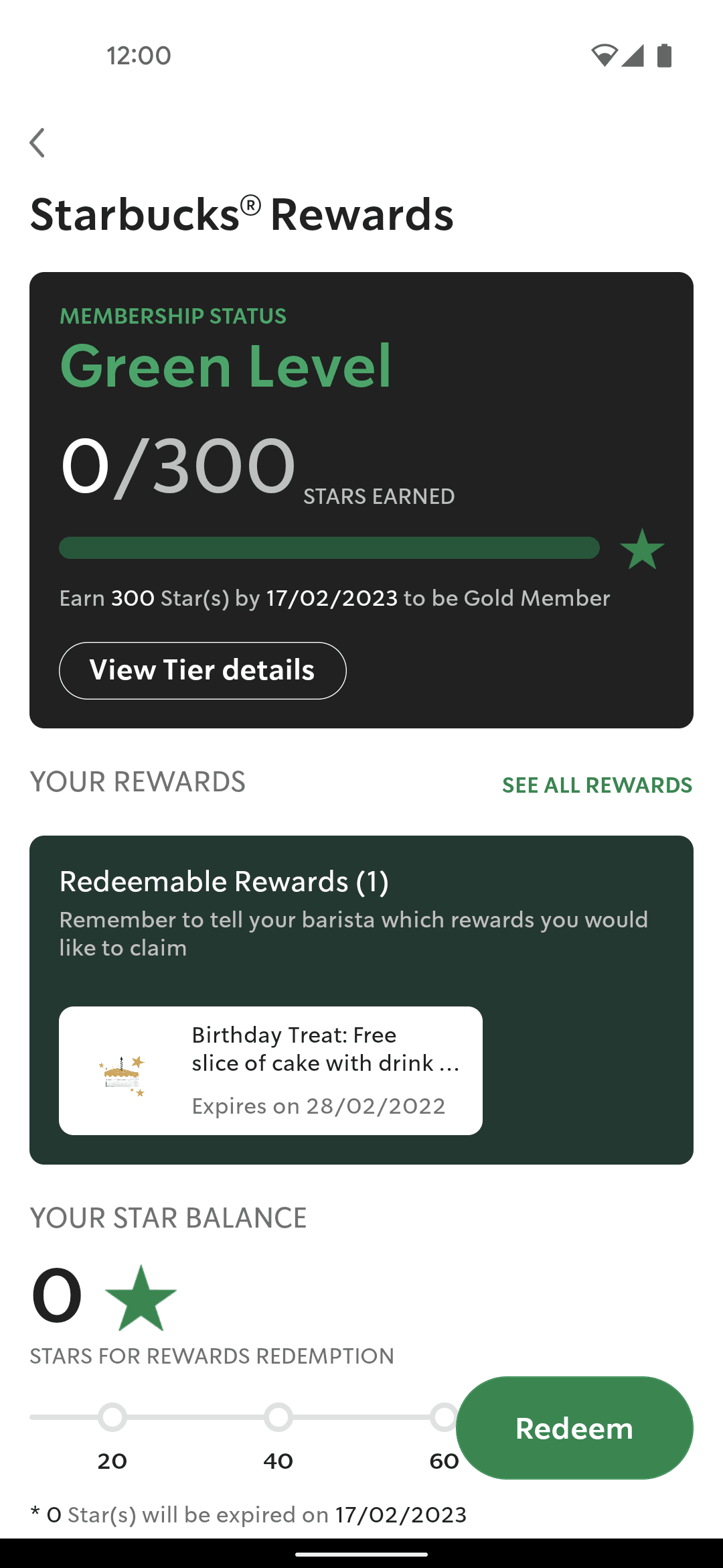 Starbucks Android Food & Drink interface screenshot 19