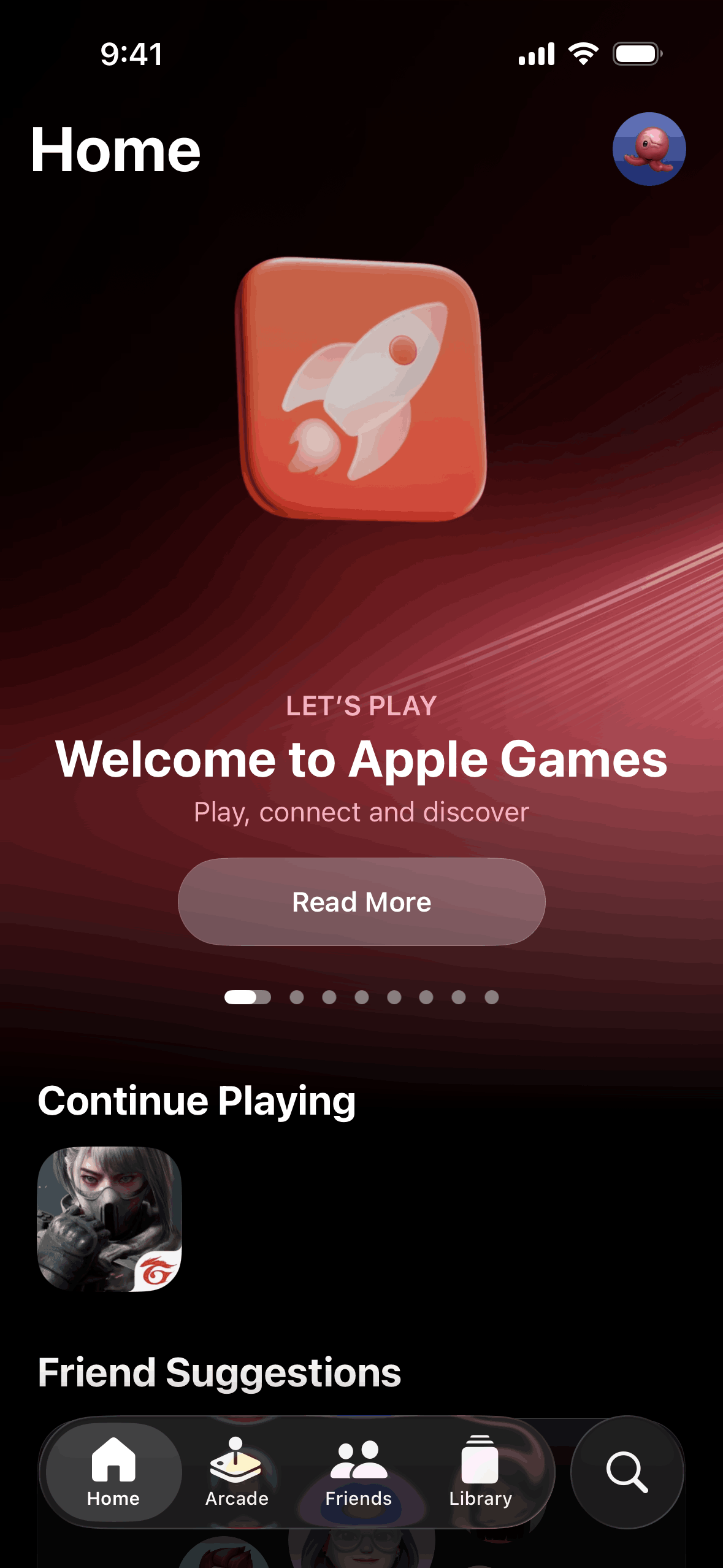 Apple Games iOS Entertainment interface screenshot 2