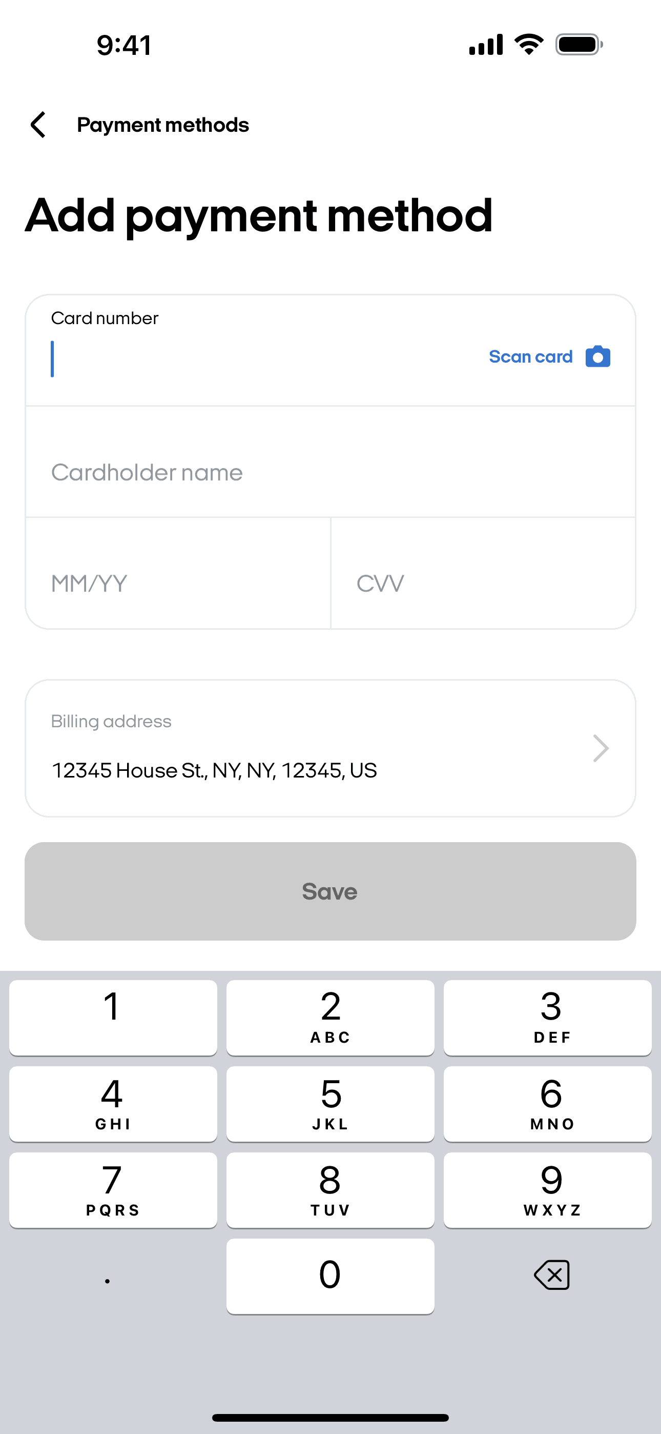 Afterpay iOS Finance interface screenshot 5