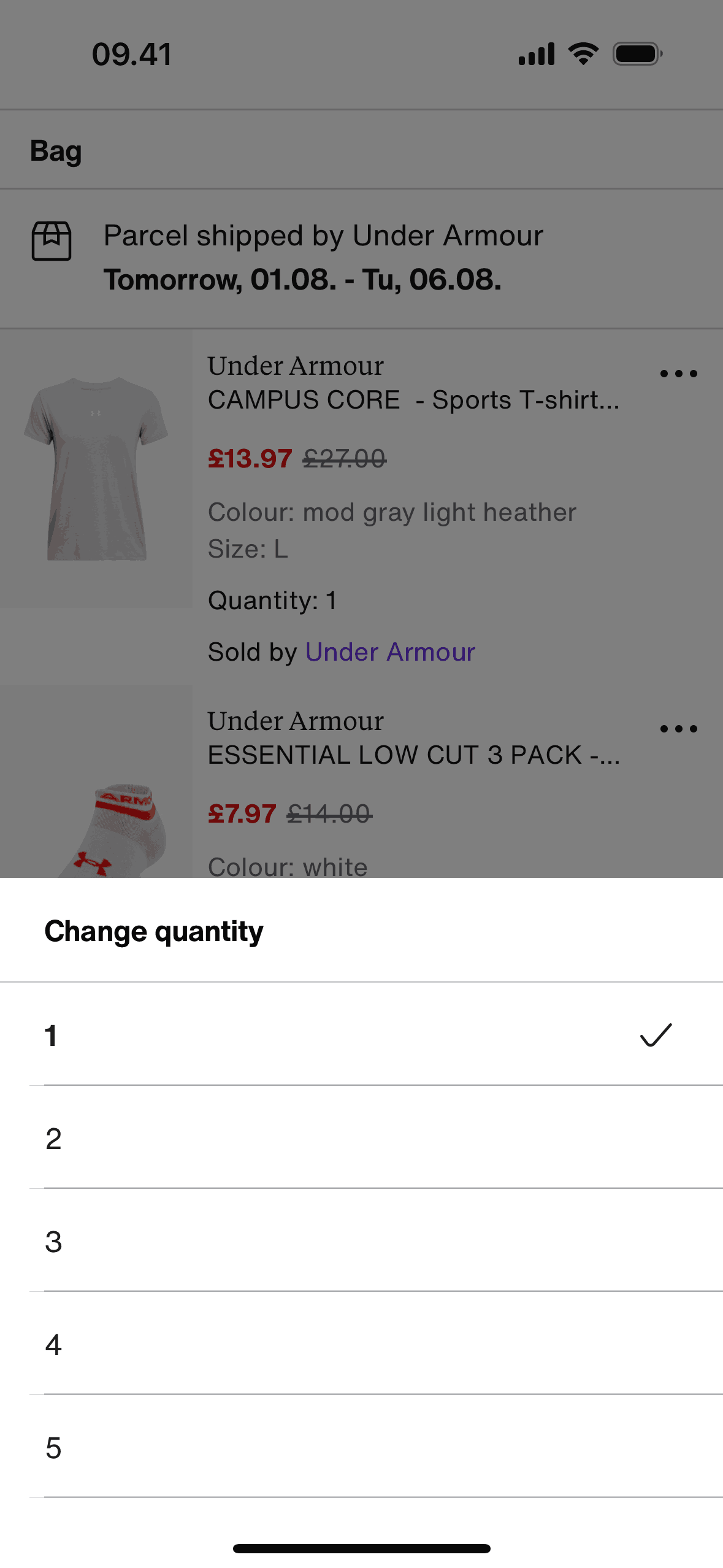 Zalando iOS Shopping interface screenshot 20