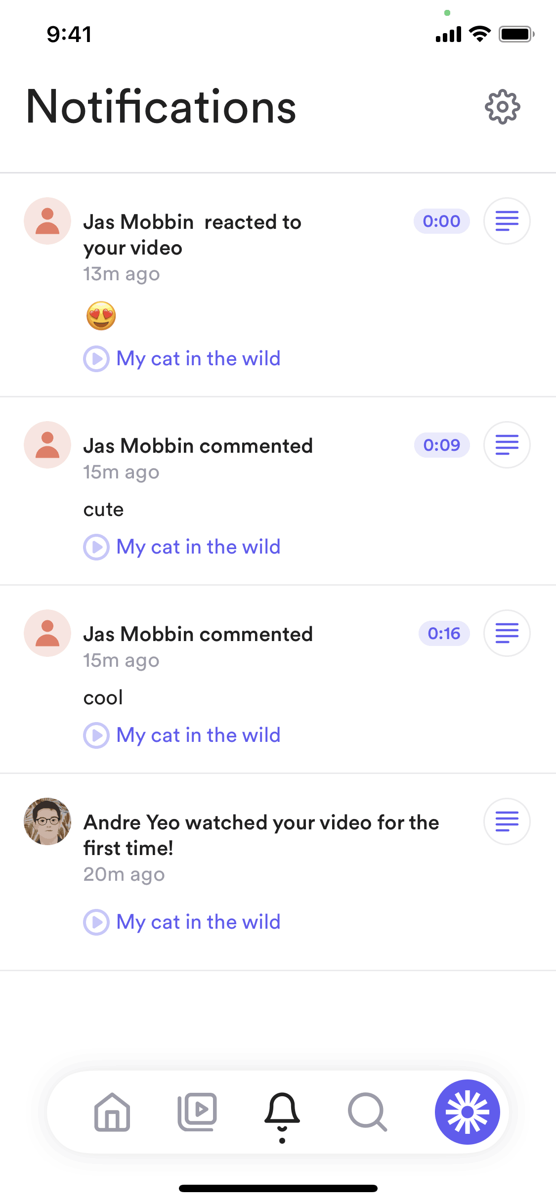 Loom iOS Photo & Video interface screenshot 3