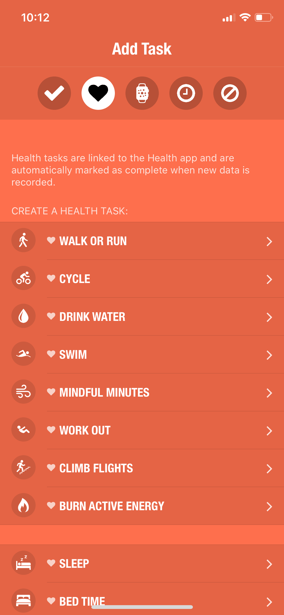 Streaks iOS Productivity interface screenshot 8