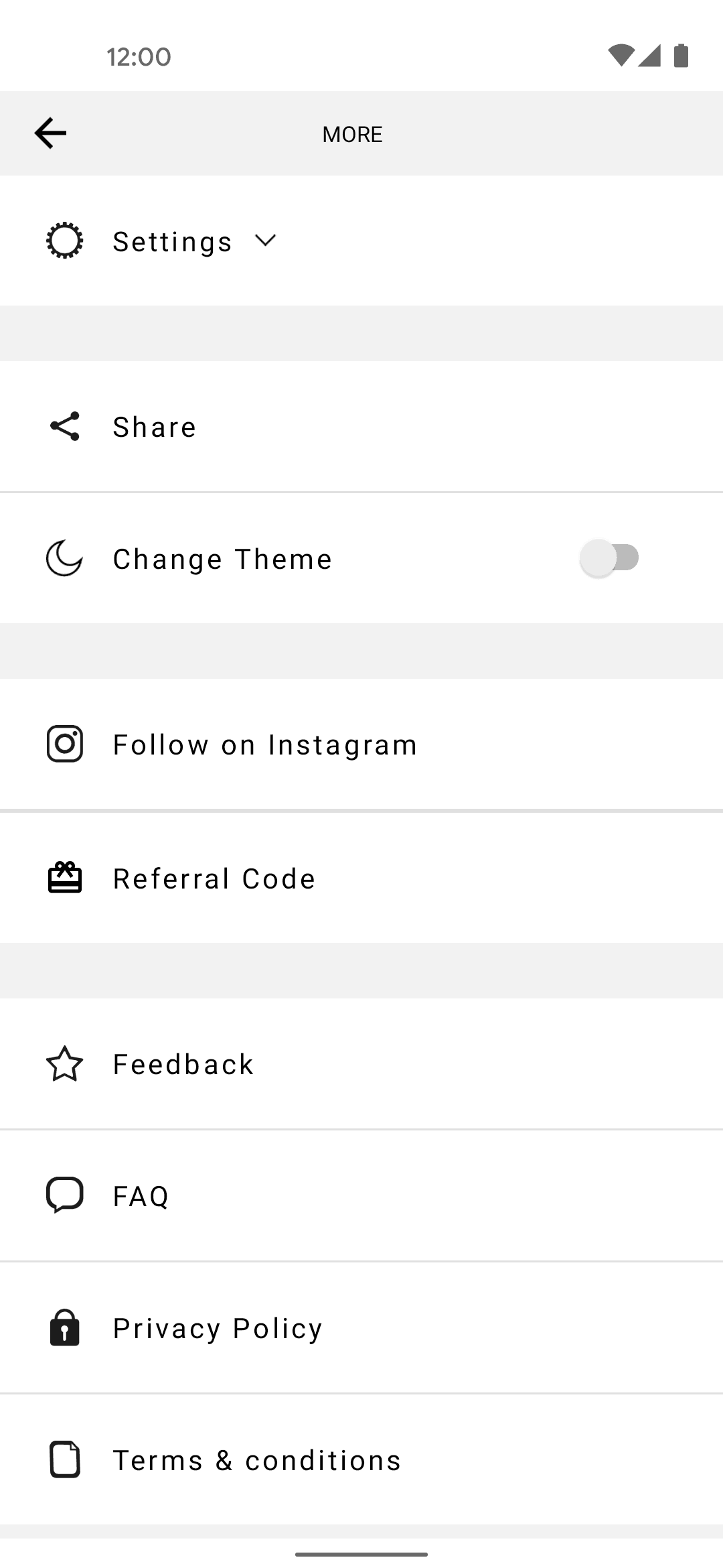 Wysa Android AI interface screenshot 5