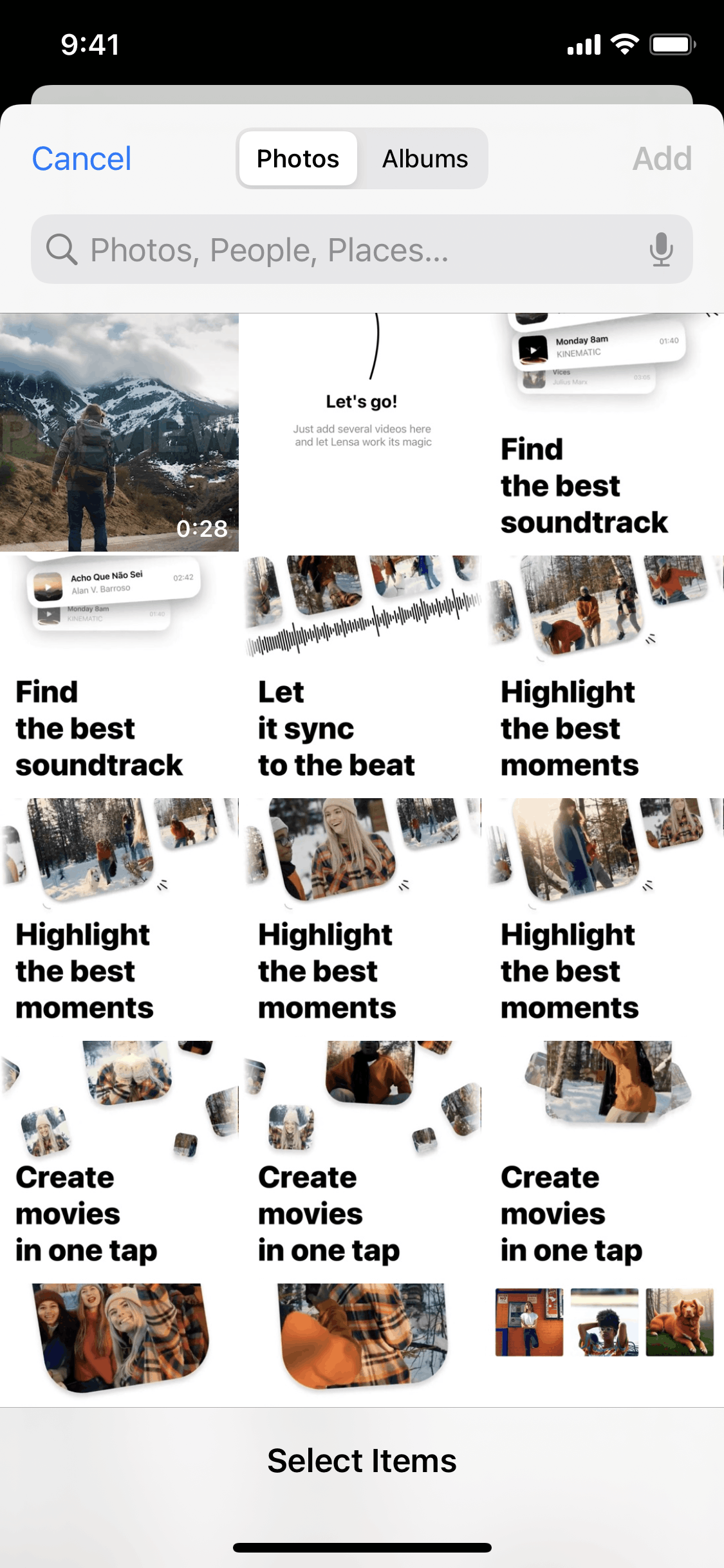 Lensa AI iOS Photo & Video interface screenshot 3
