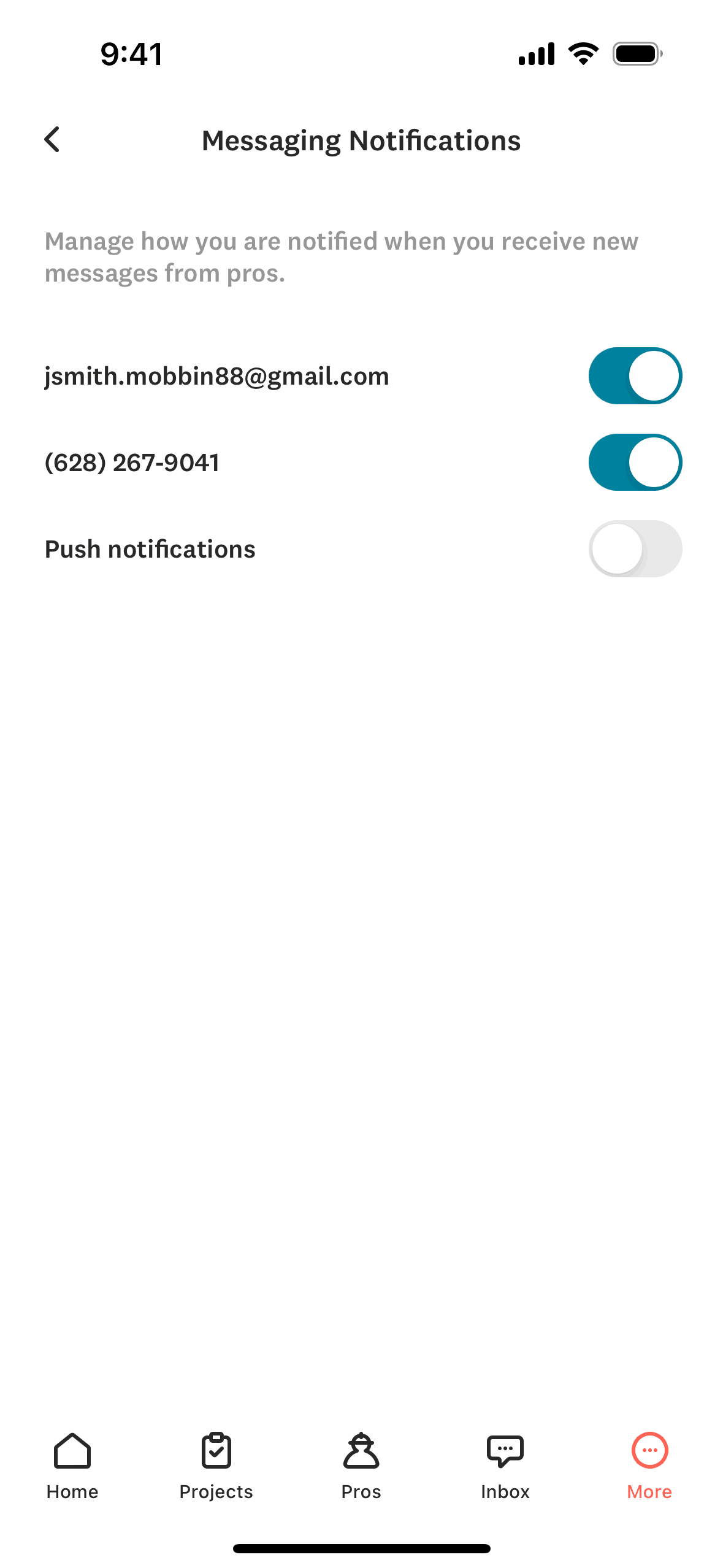 Angi iOS Lifestyle interface screenshot 20