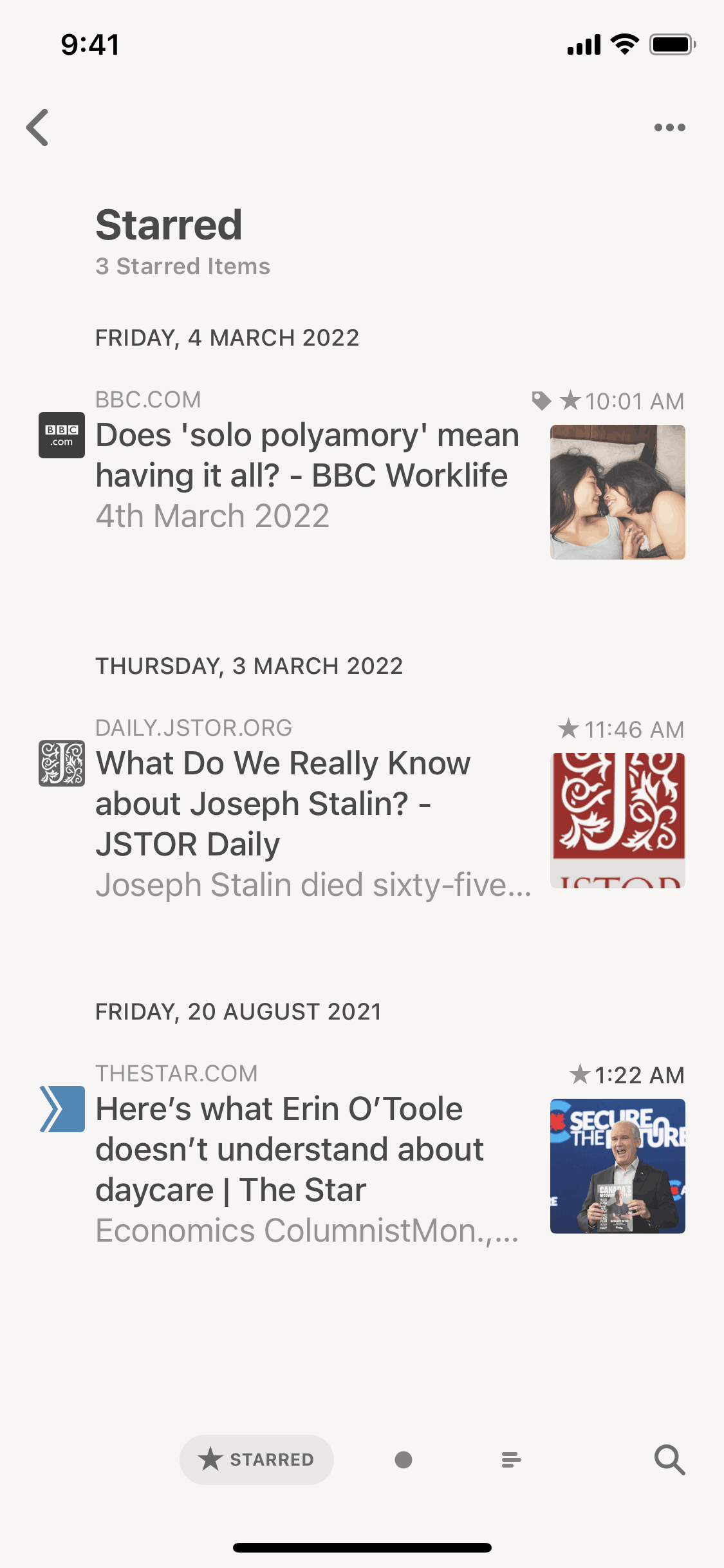 Reeder 5 iOS News interface screenshot 24