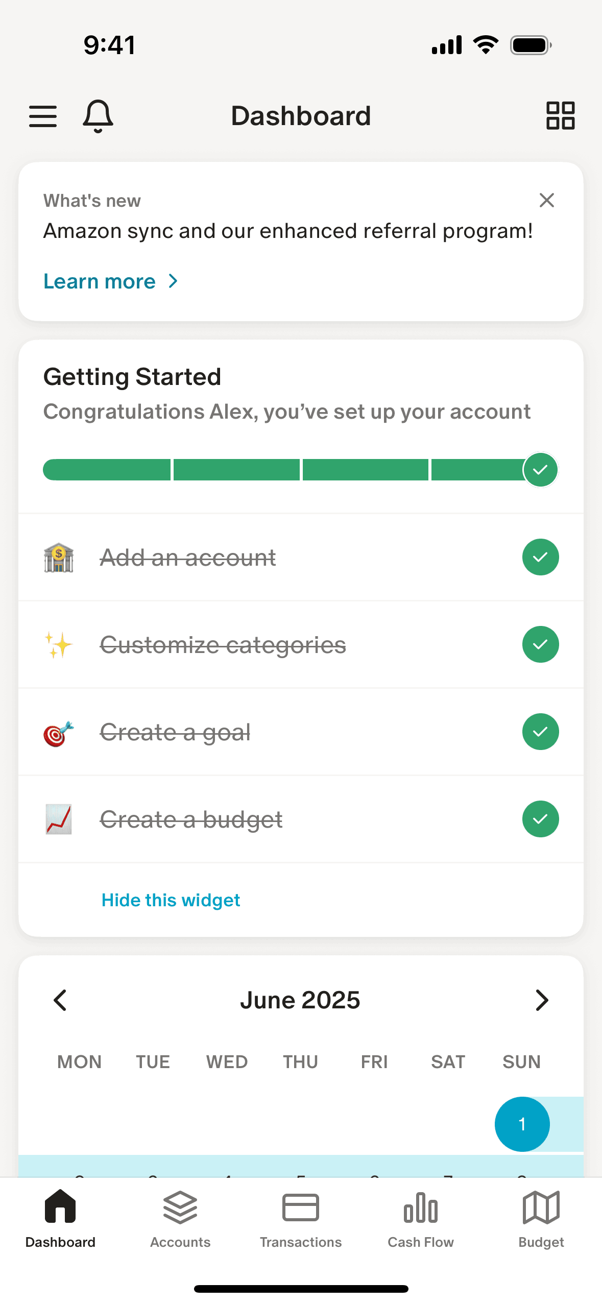 Monarch iOS Finance interface screenshot 4
