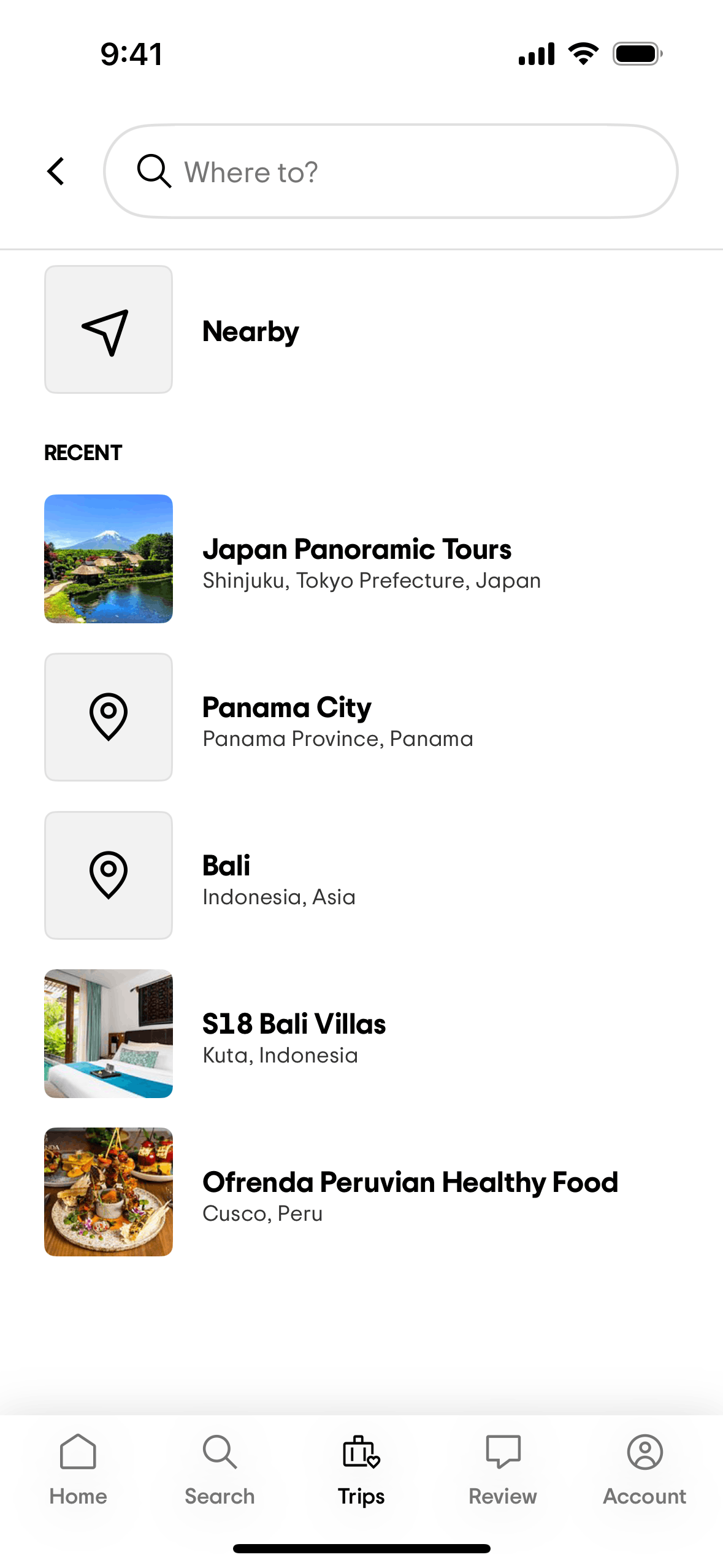 Tripadvisor iOS Travel & Transportation interface screenshot 24