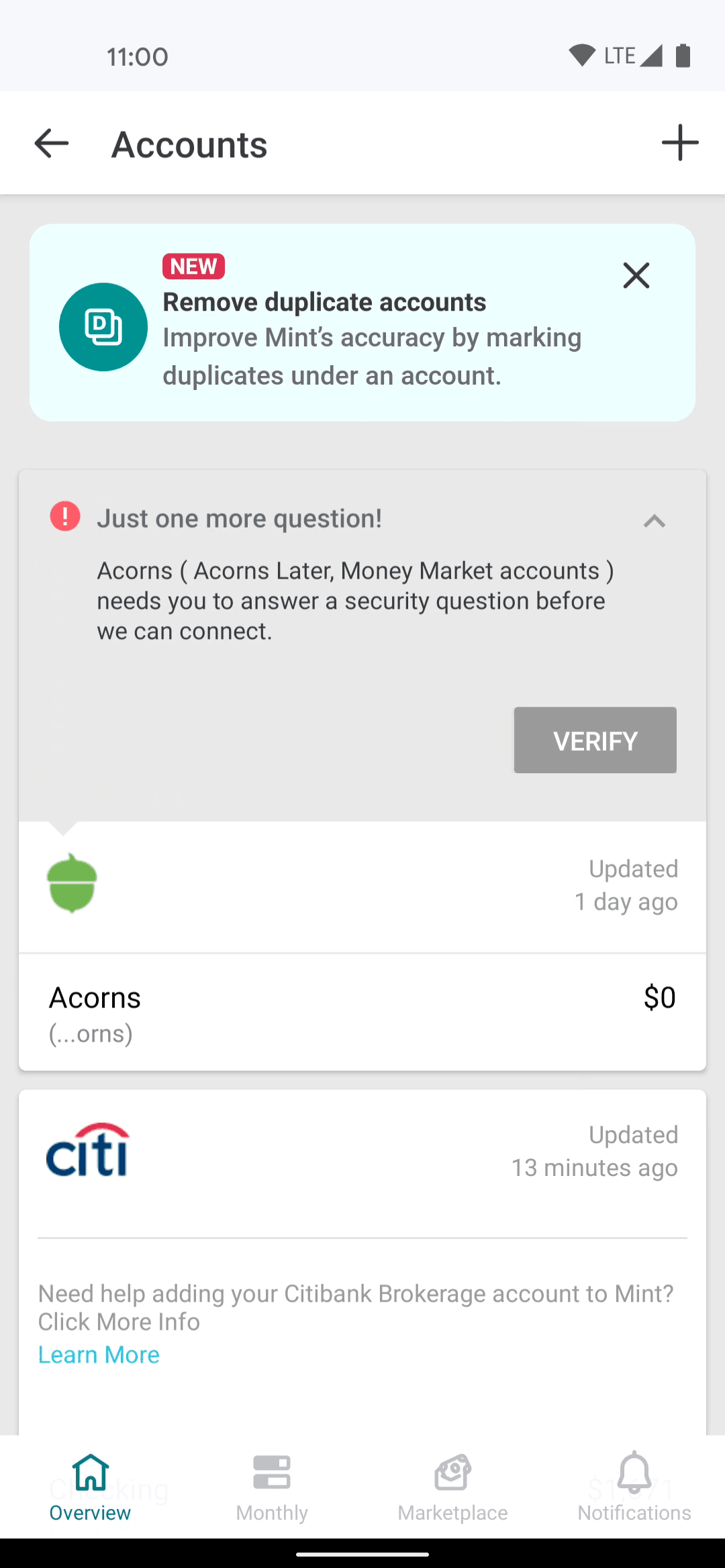 Mint Android Finance interface screenshot 15