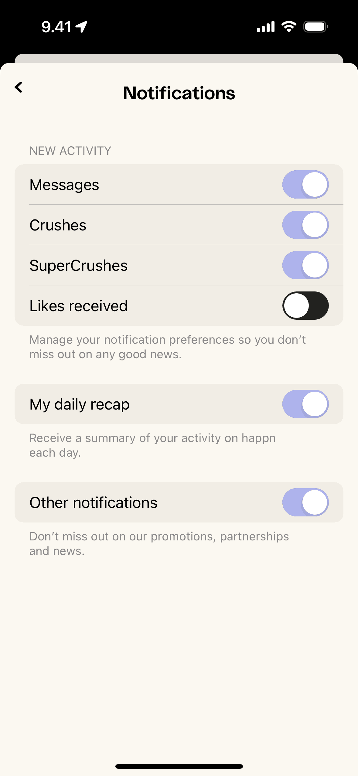 happn iOS Lifestyle interface screenshot 23