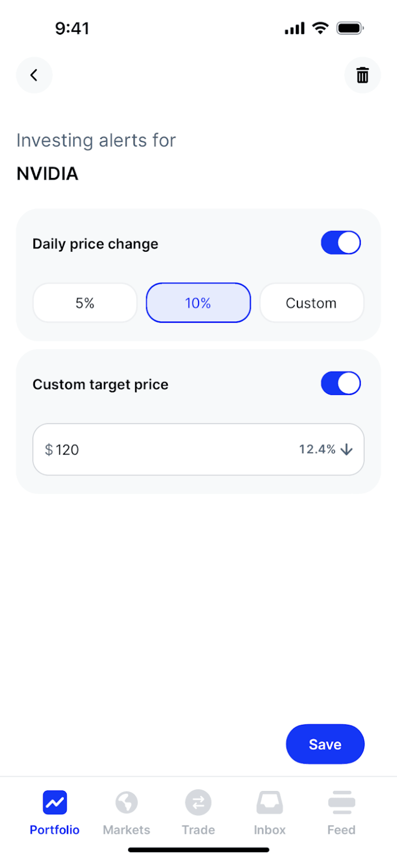 Public iOS Finance interface screenshot 18