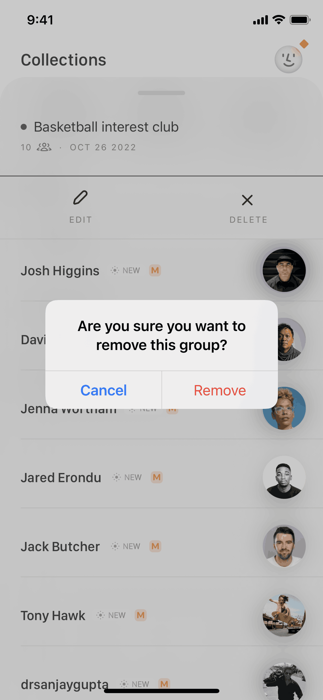 Clay iOS Productivity interface screenshot 11