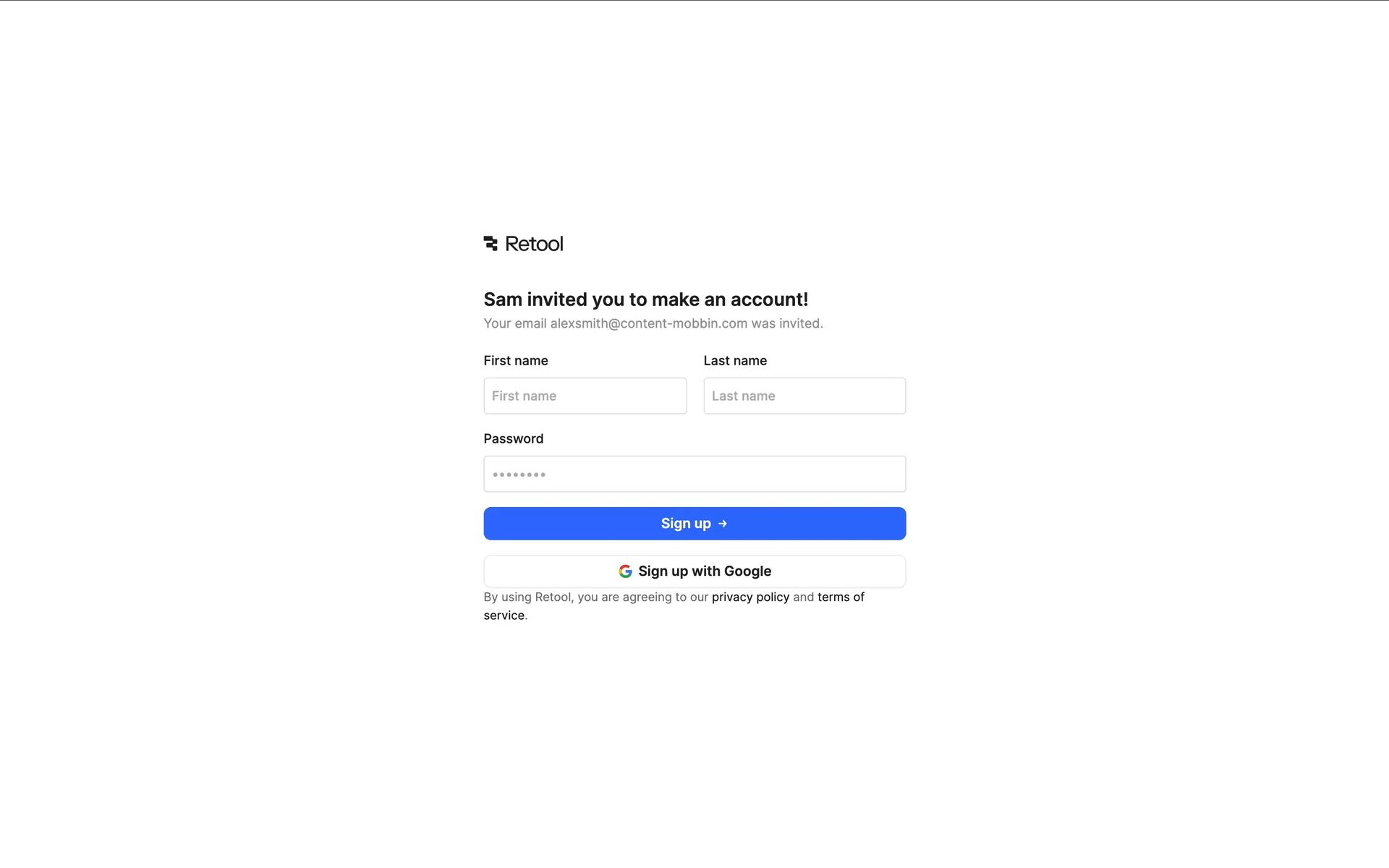 Retool Web Developer Tools interface screenshot 2