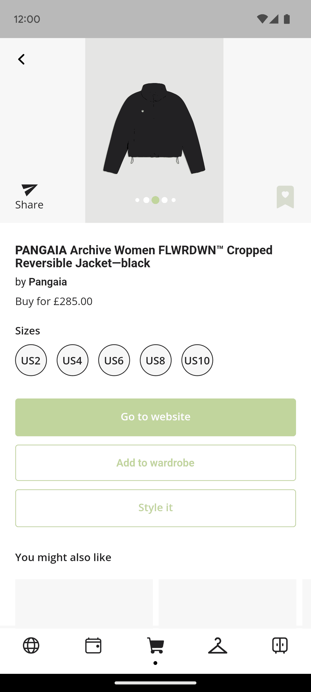 Whering Android Lifestyle interface screenshot 7