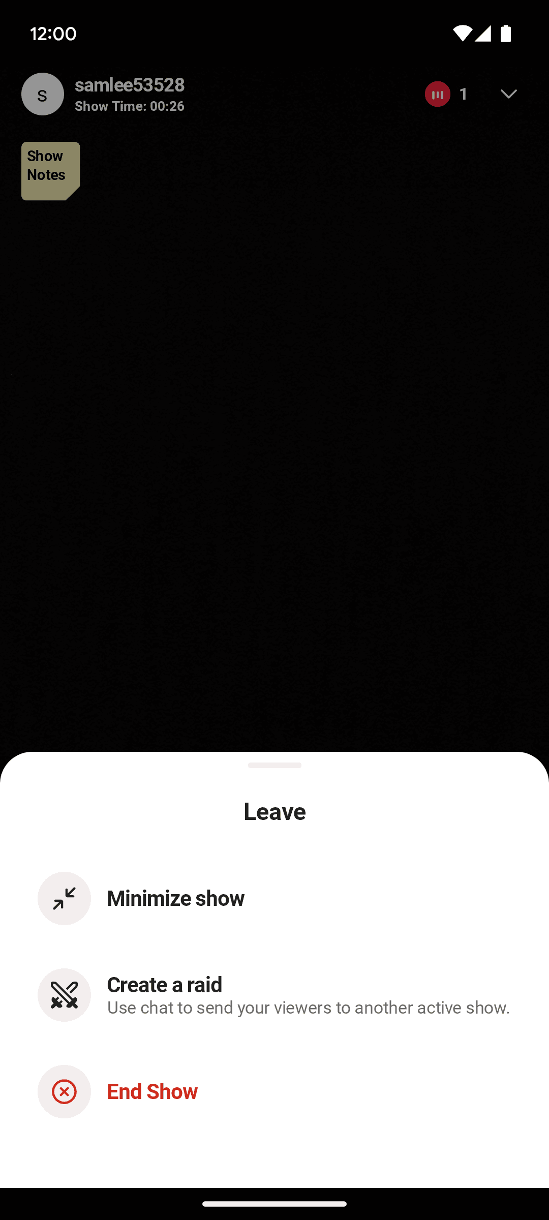 Whatnot Android Shopping interface screenshot 6