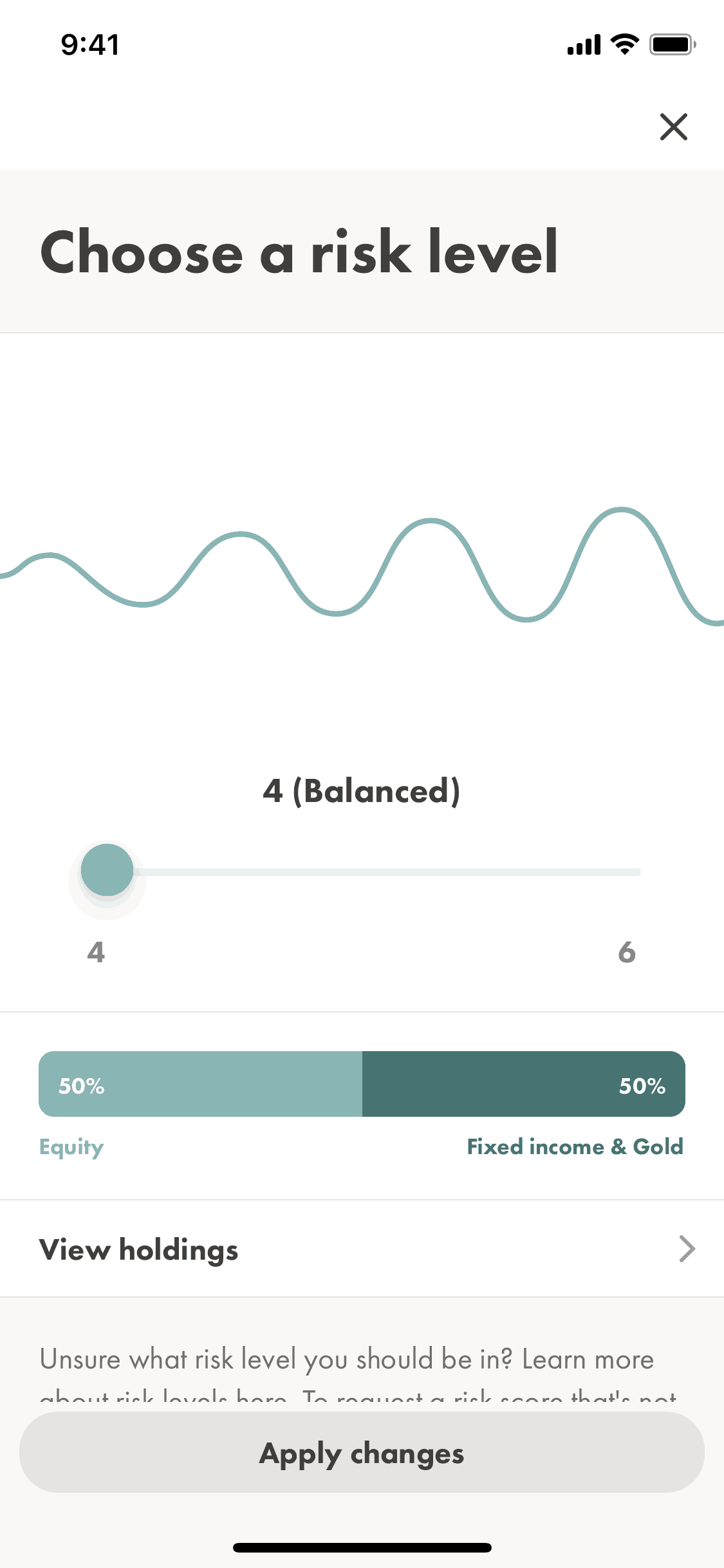 Wealthsimple Invest iOS Crypto & Web3 interface screenshot 1