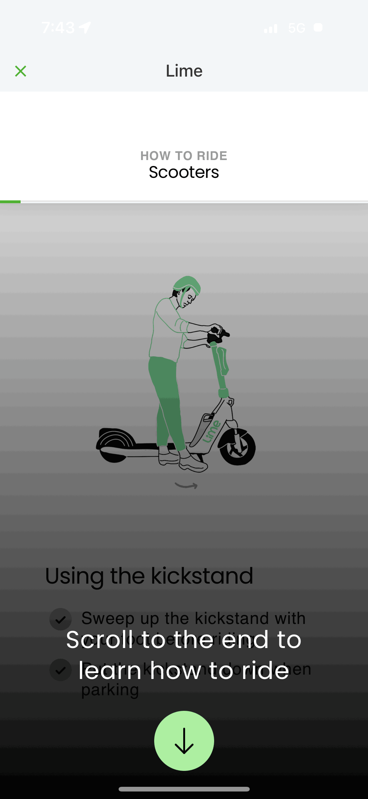 Lime iOS Travel & Transportation interface screenshot 19