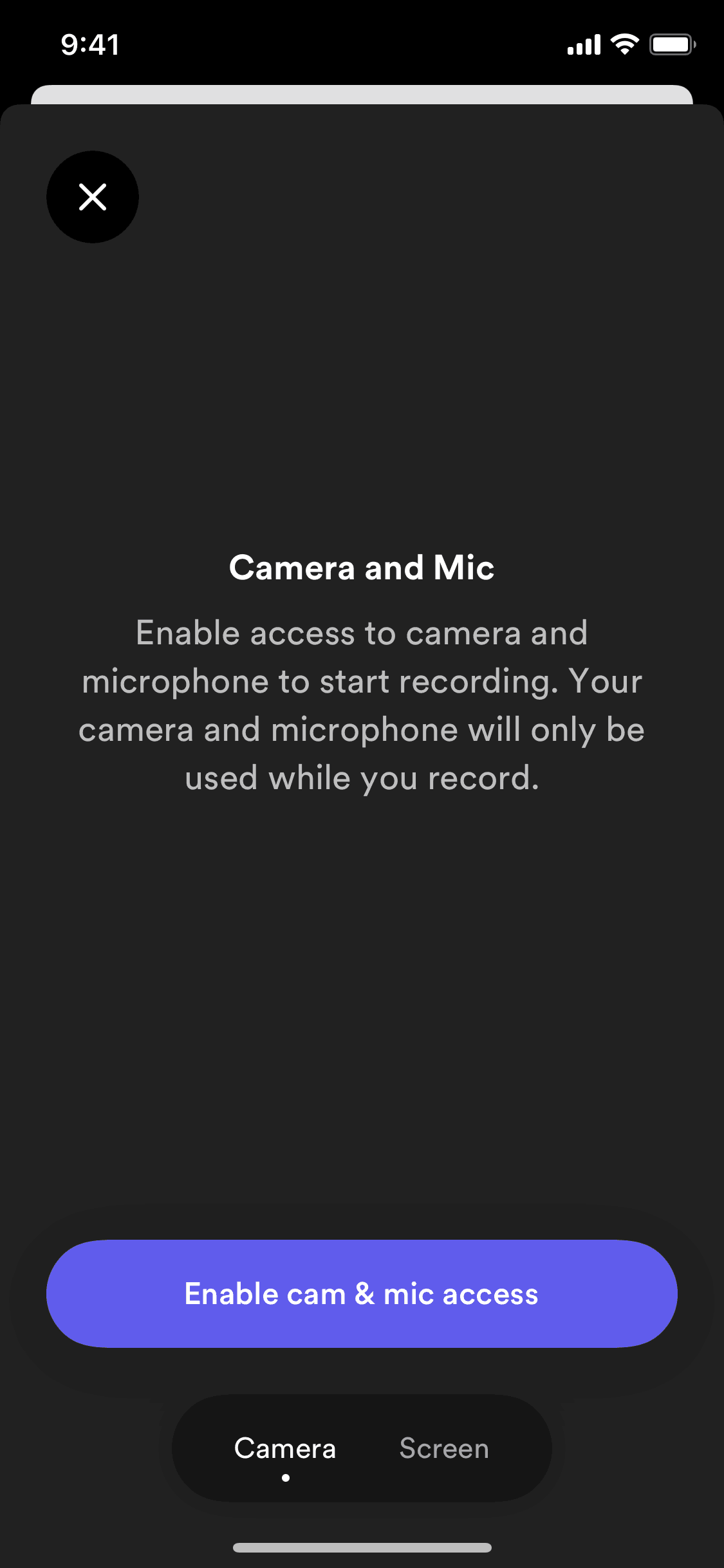Loom iOS Photo & Video interface screenshot 7