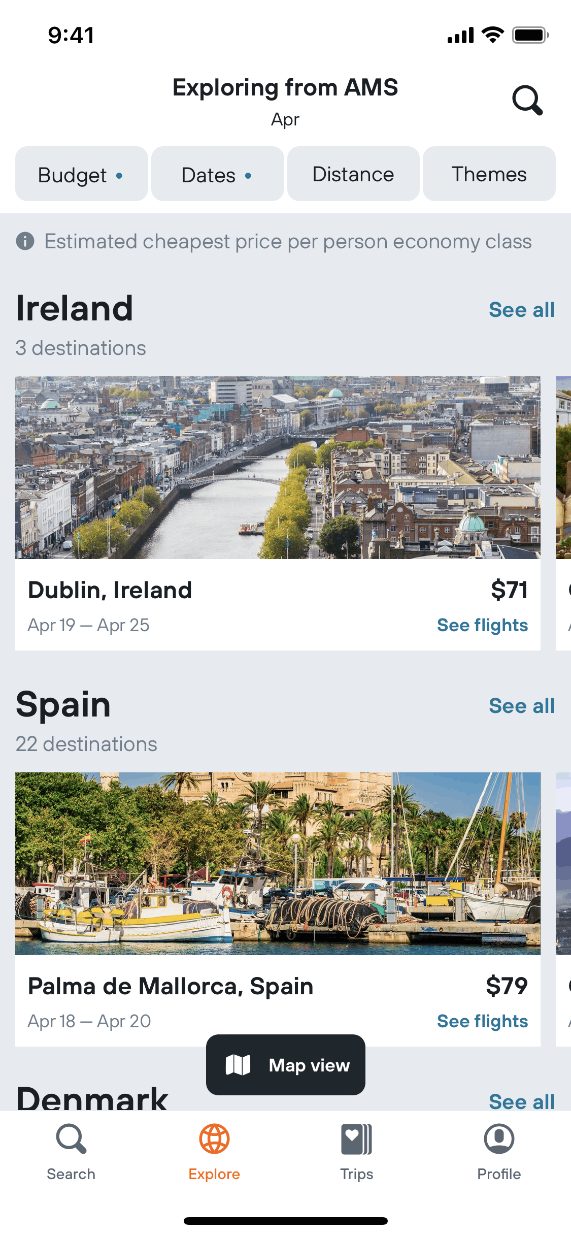 KAYAK iOS Travel & Transportation interface screenshot 17