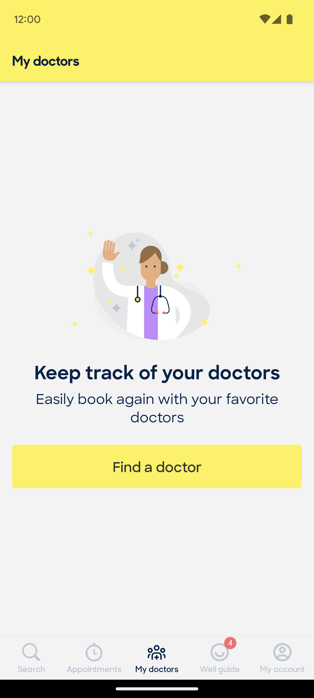 Zocdoc Android Medical interface screenshot 5