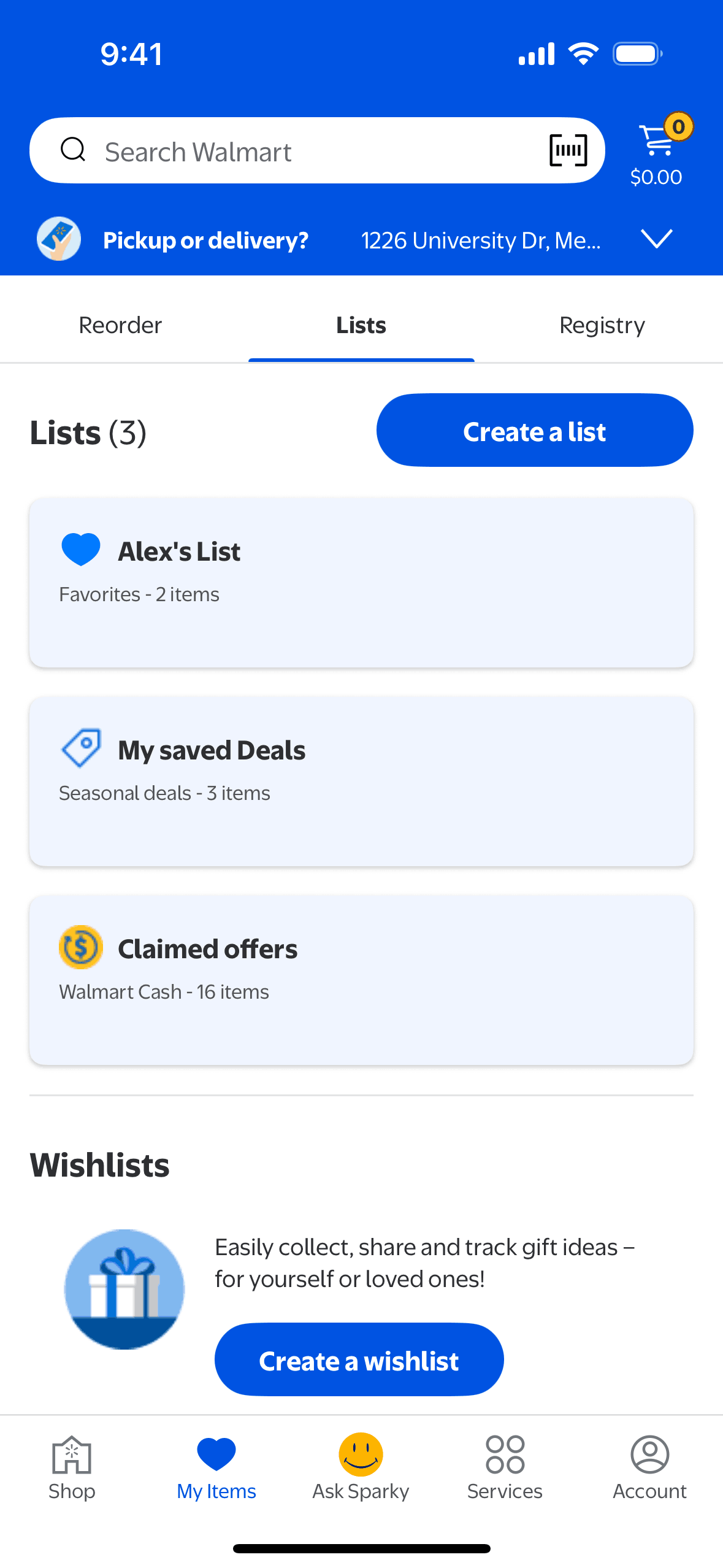 Walmart iOS Shopping interface screenshot 21