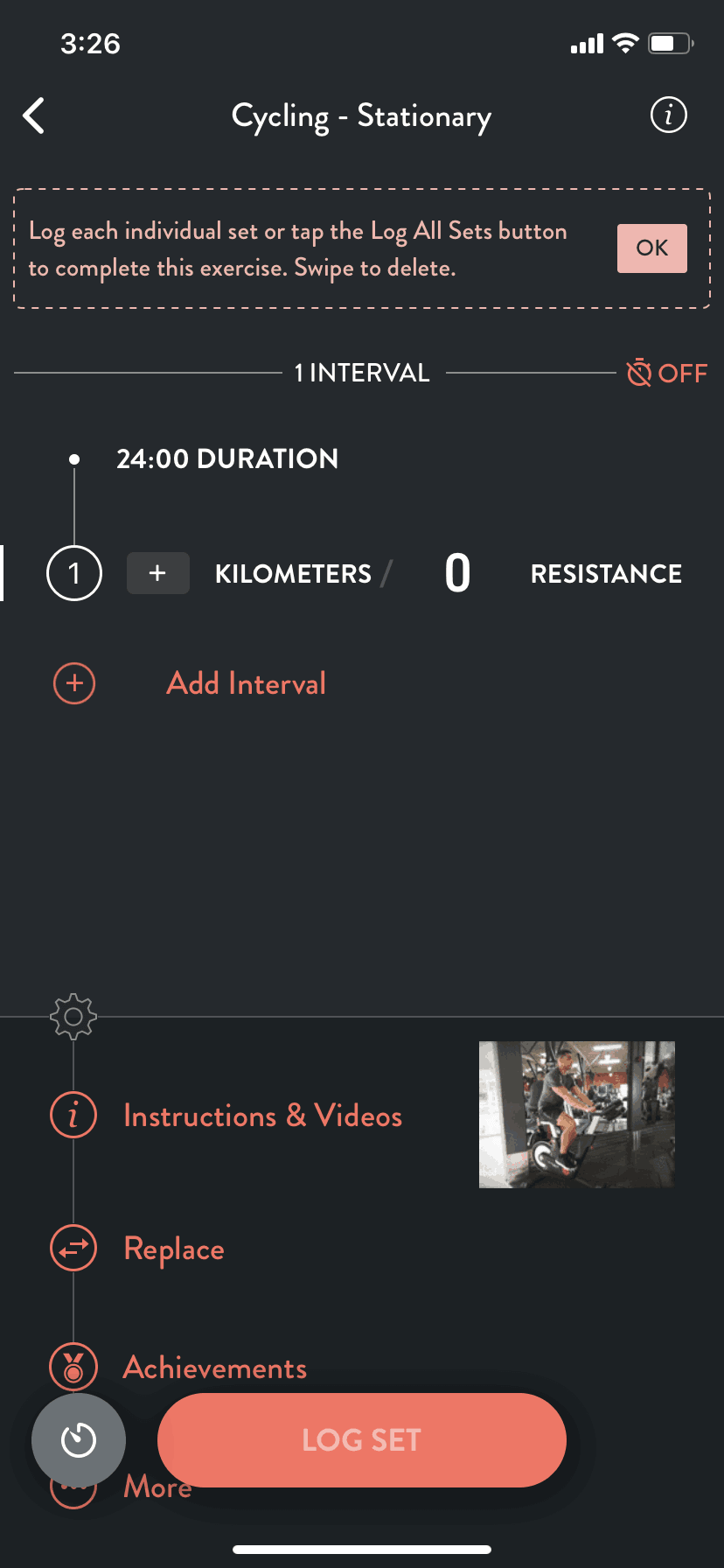 Fitbod iOS Health & Fitness interface screenshot 3