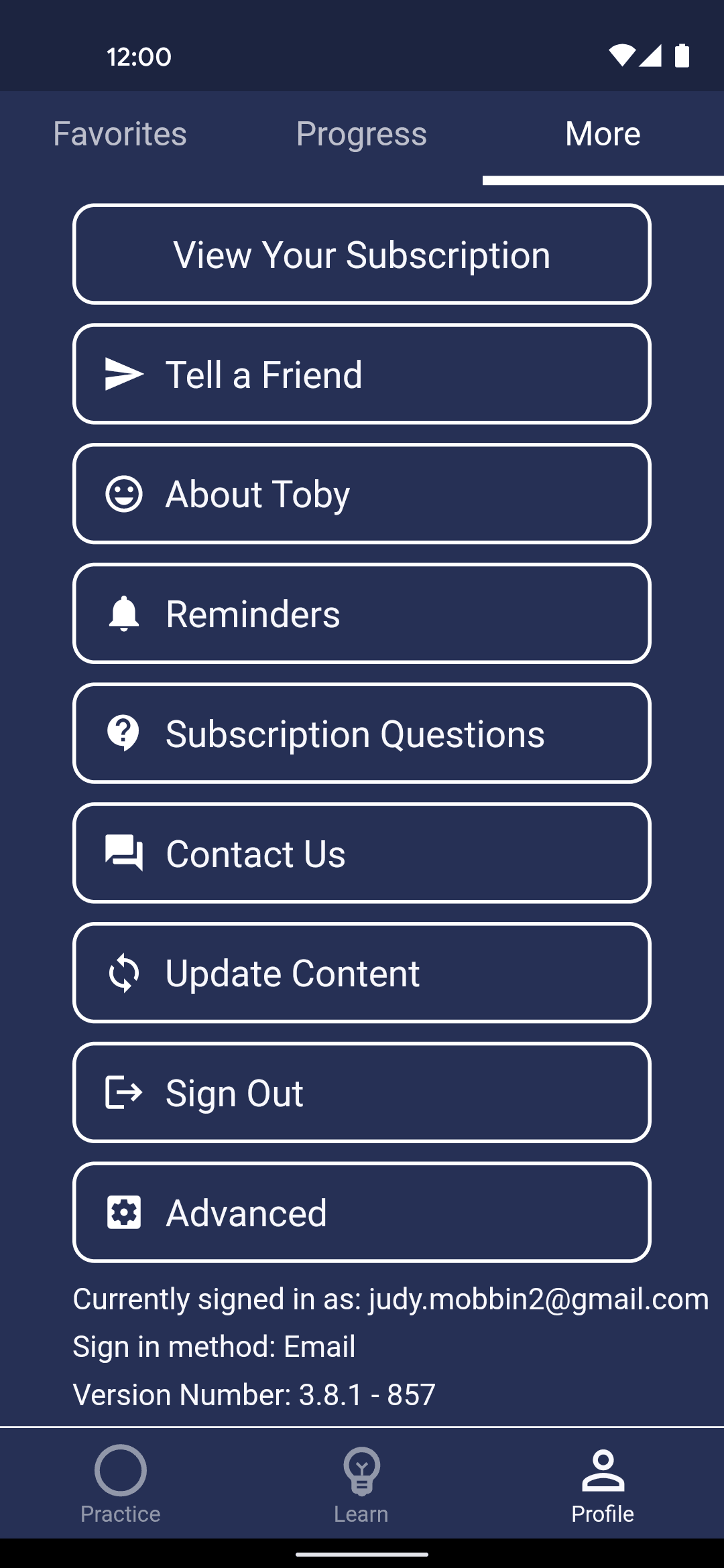 Brightmind Android Health & Fitness interface screenshot 16
