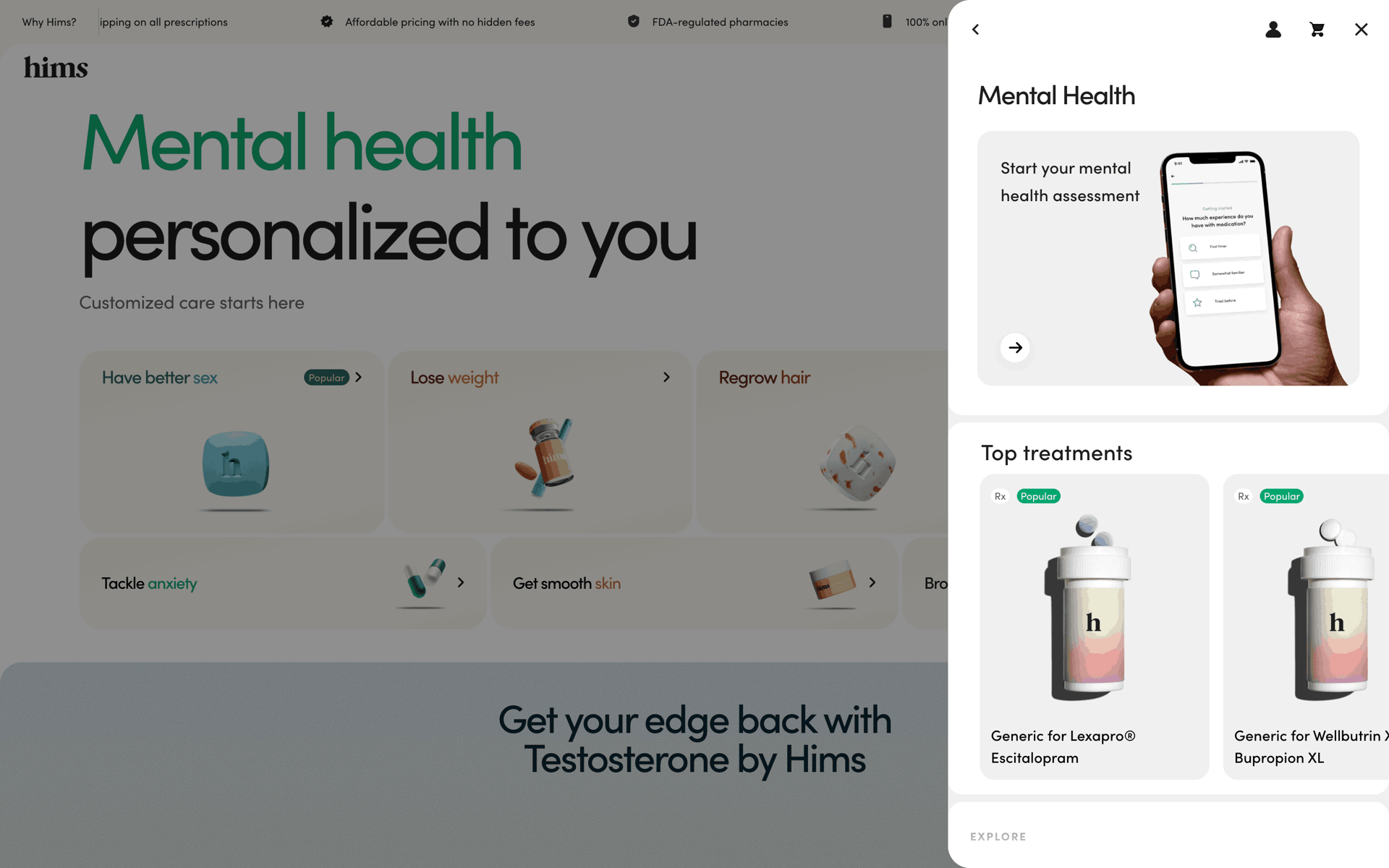 Hims Web Medical interface screenshot 6