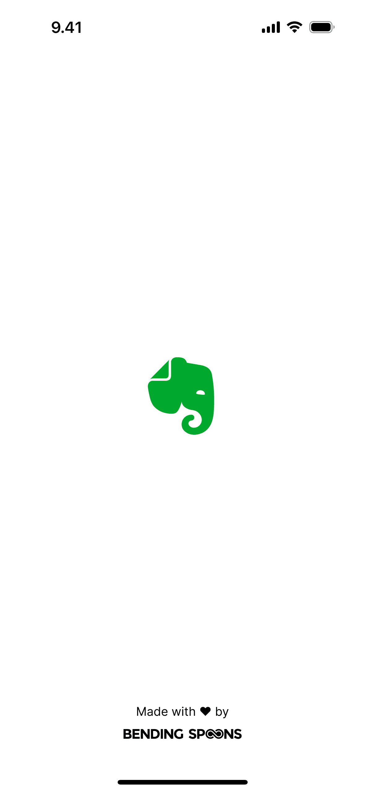 Evernote iOS Productivity interface screenshot 1